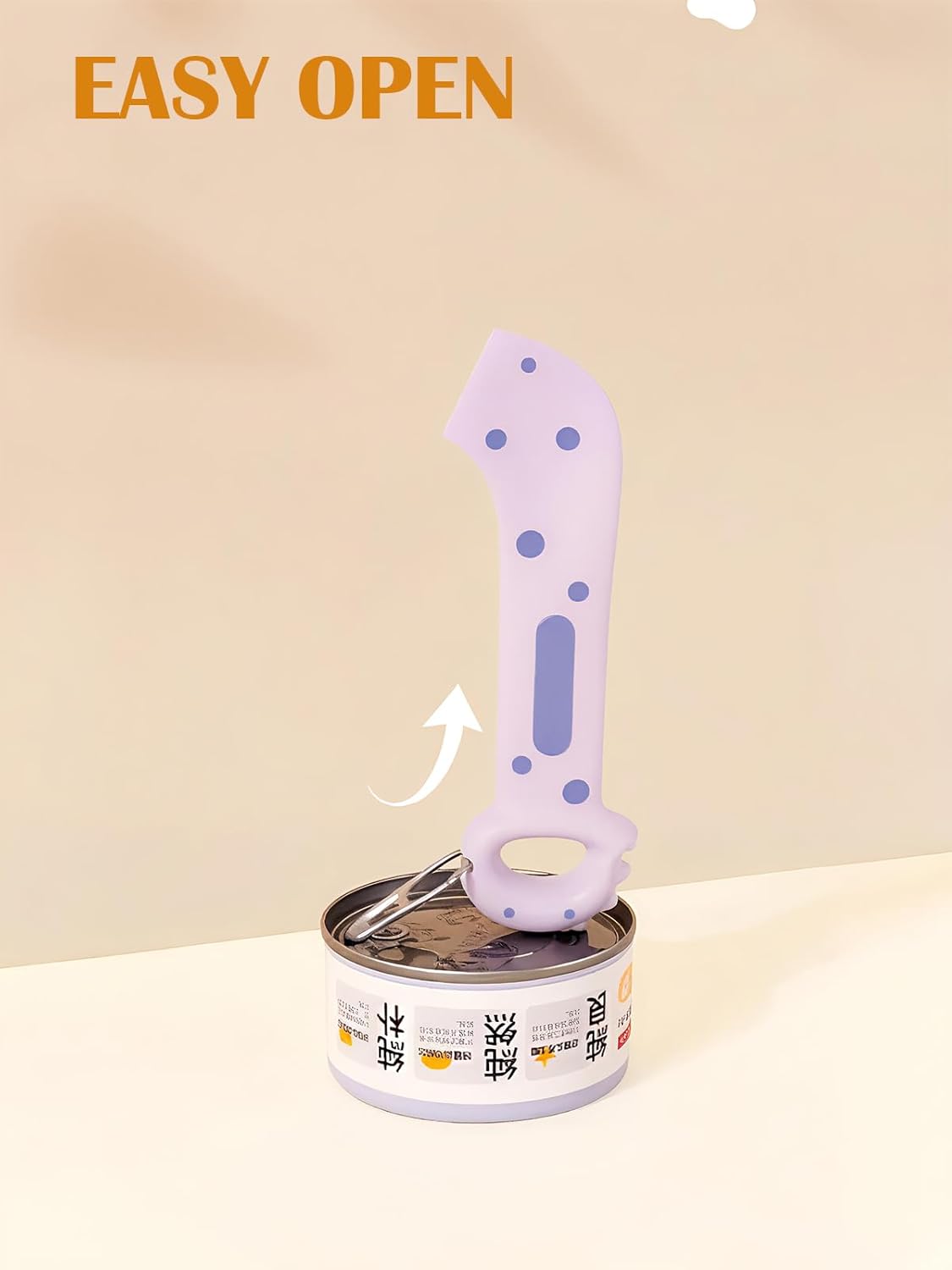 Pet Food Can Lids & Spoons Set Silicone Cover for Pet Can Food Cute Shape Cat Wet Food Spoon With One Lid and One Spoon(YELLOW)