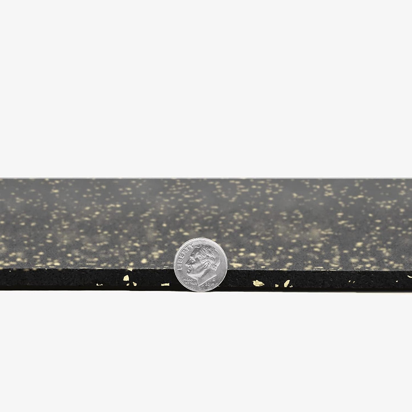 Flooring Inc's 1/4" Thick Tough Rubber Flooring Roll | Flexible Recycled Rubber Floor Mats for Home Gym | Heavy Duty Rubber Mat for Home Gyms, Sheds, Horse Stall Mat or Trailer