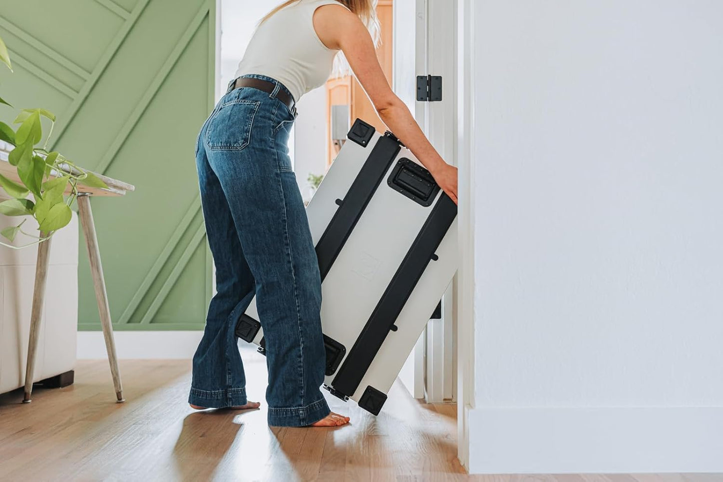 Impact Collapsible Dog Crate - Foldable Hard Crate for Intermediate Dogs - Heavy Duty Travel Kennel with Powder-Coated Aluminum - Quick Setup for Indoor & Outdoor (Black, 34" (34.5" L x 23" W x 29" H)