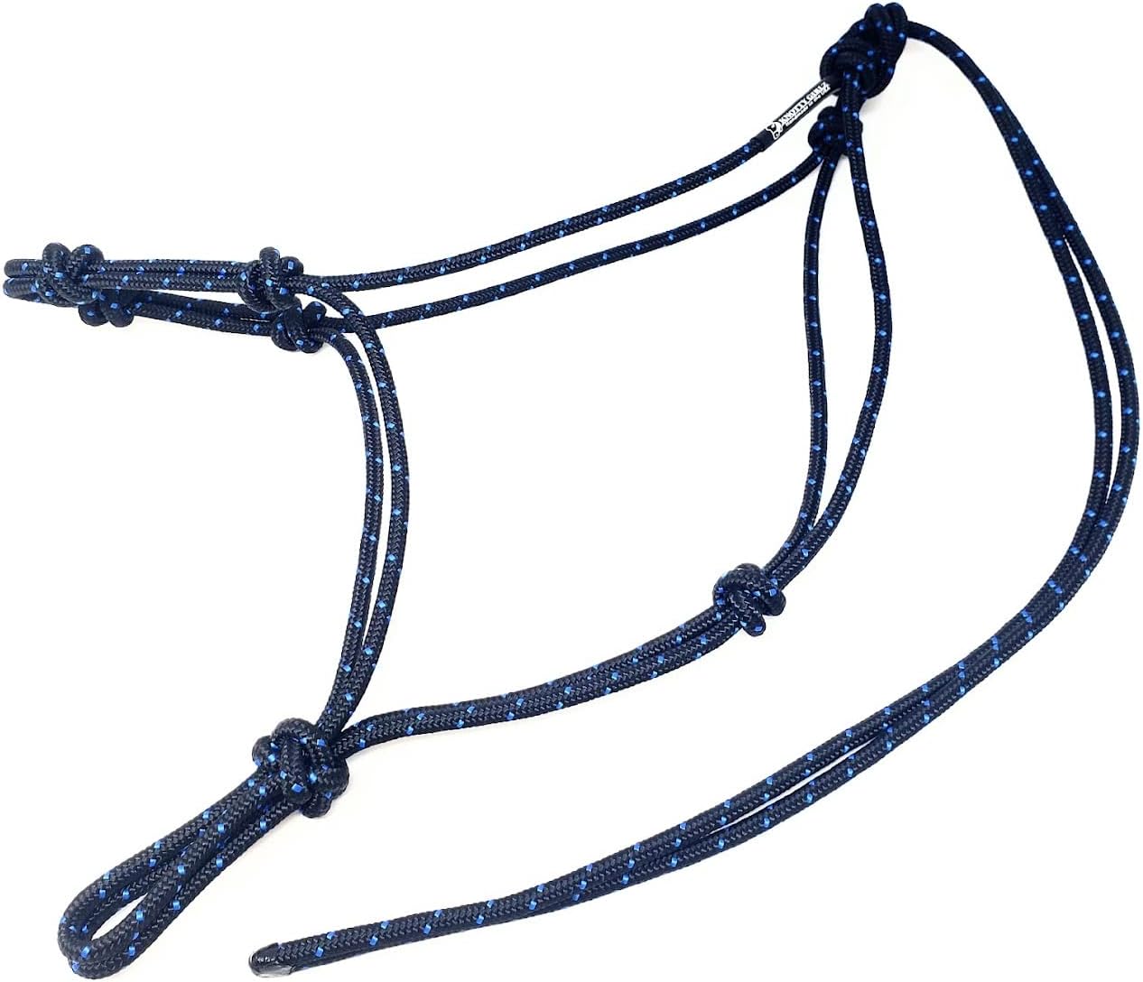 Horse Rope Training Halter - 4 Knot 1/4" Stiff Halter Cord - Used by Famous Trainers Multiple Sizes Multiple Colors
