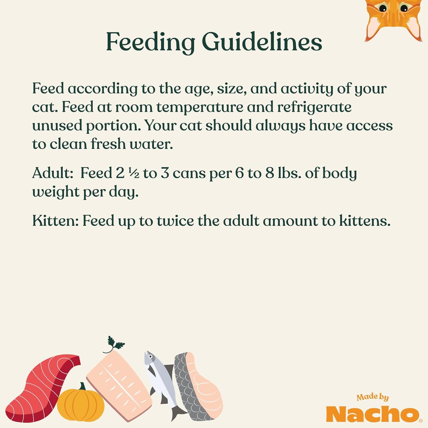 Made by Nacho Flaked Filets Recipe in Bone Broth, Grain-Free Chef's Selects Wet Food for Cats Balanced Diet in Naturally Hydrating Pumpkin-Infused Broth (3.0 oz (Pack of 12), Flaked Fish Variety Pack)