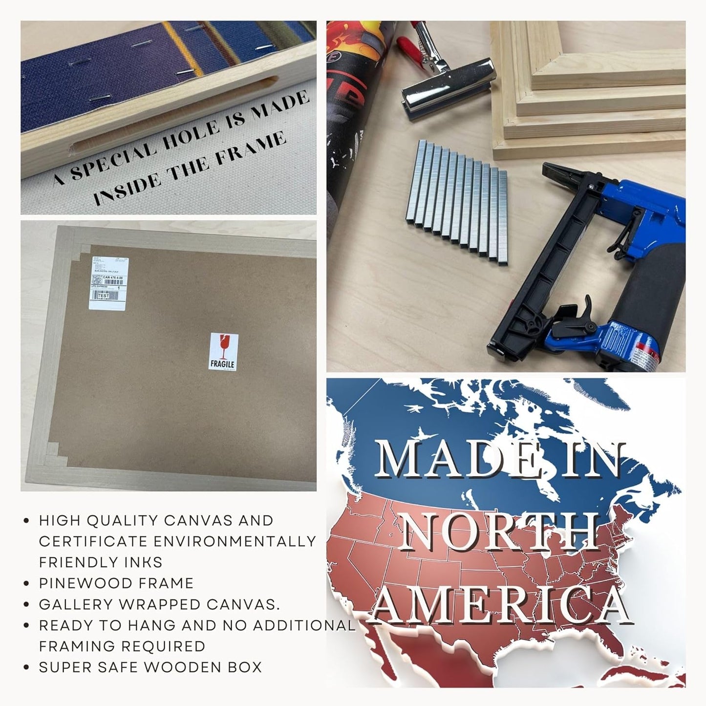 Nature Wall Art Prints - Ocean Forest Mountain Lake Canvas Landscapes - Small to Extra Large Living Room Bedroom Kitchen Bathroom Décor (Golf Course with Stone Bridge, 16L" x 24W")