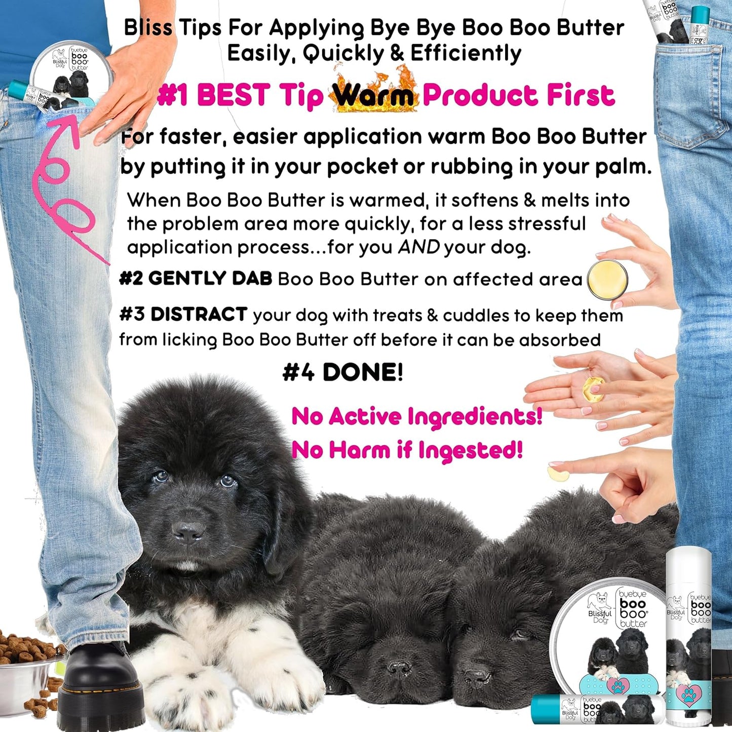 The Blissful Dog 4 oz TIN Newfoundland Booboo Butter