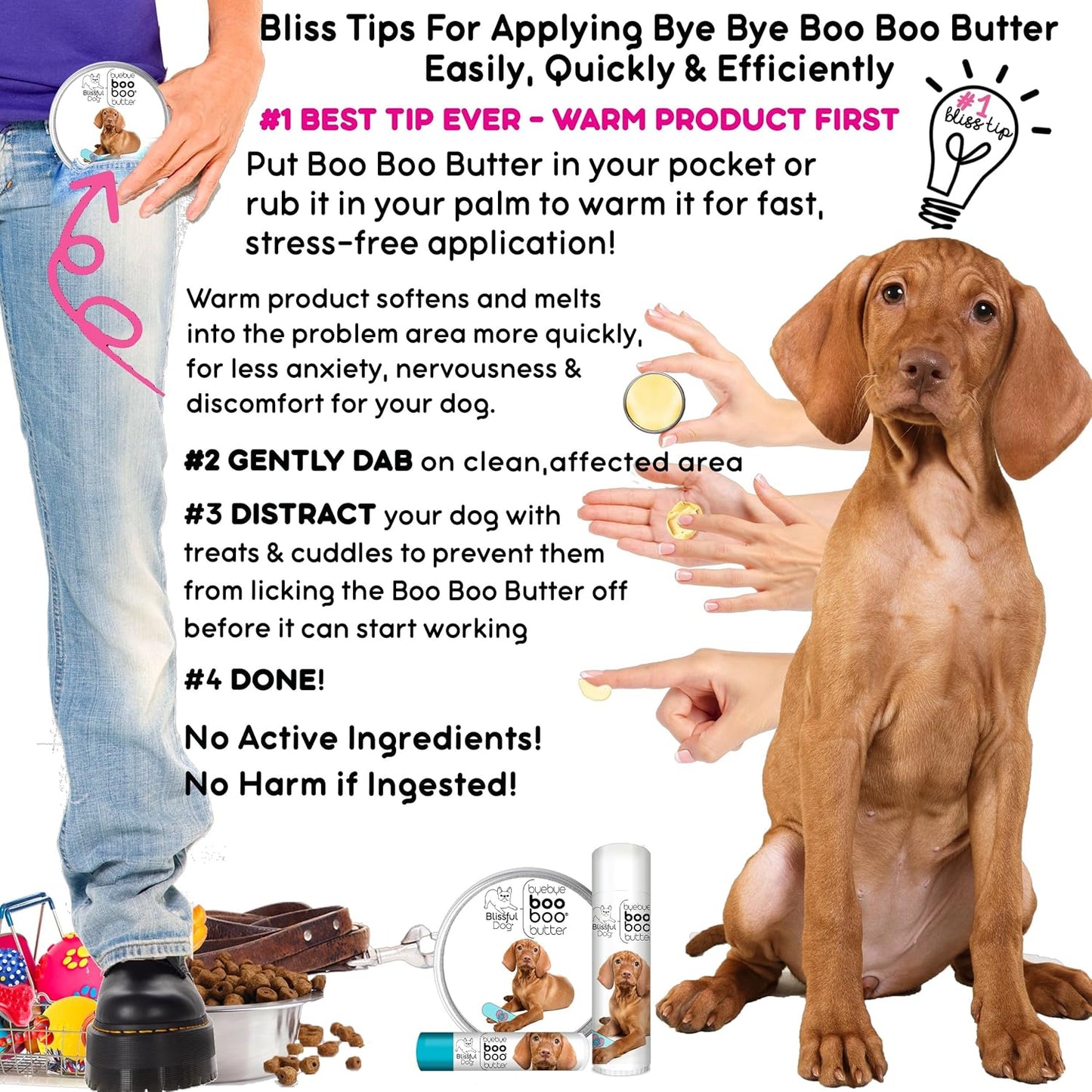 The Blissful Dog .15 oz Tube Vizsla Booboo Butter