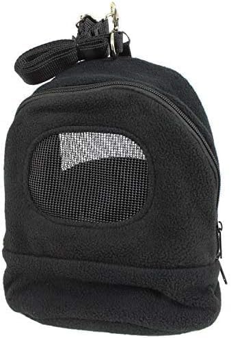 Kucci Carry Pouch - Fleece Travel Bonding Carrier Bag - for Sugar Gliders, Squirrels, Marmosets, Hamsters, Rodents, Rats, Reptiles & Other Small Pets (X-Large)