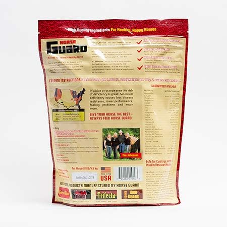 Horse Guard 10 lb, Equine Vitamin Mineral Supplement with Organic Selenium & Vitamin E