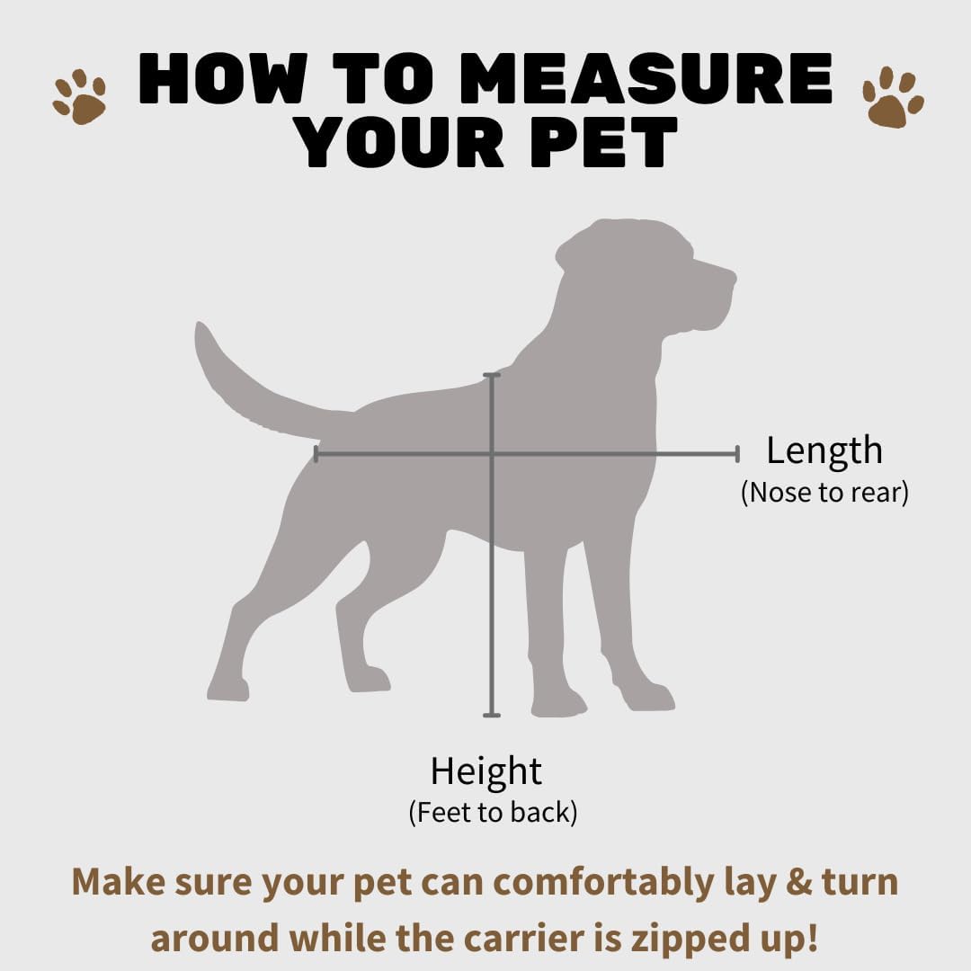 SturdiBag Pro 2.0 Pet Travel Carrier for Cats and Dogs | Soft Sided Pet Carrier Bag with Safety Clips and Seatbelt Straps for Airplane or Car Travel | Cube, Bone