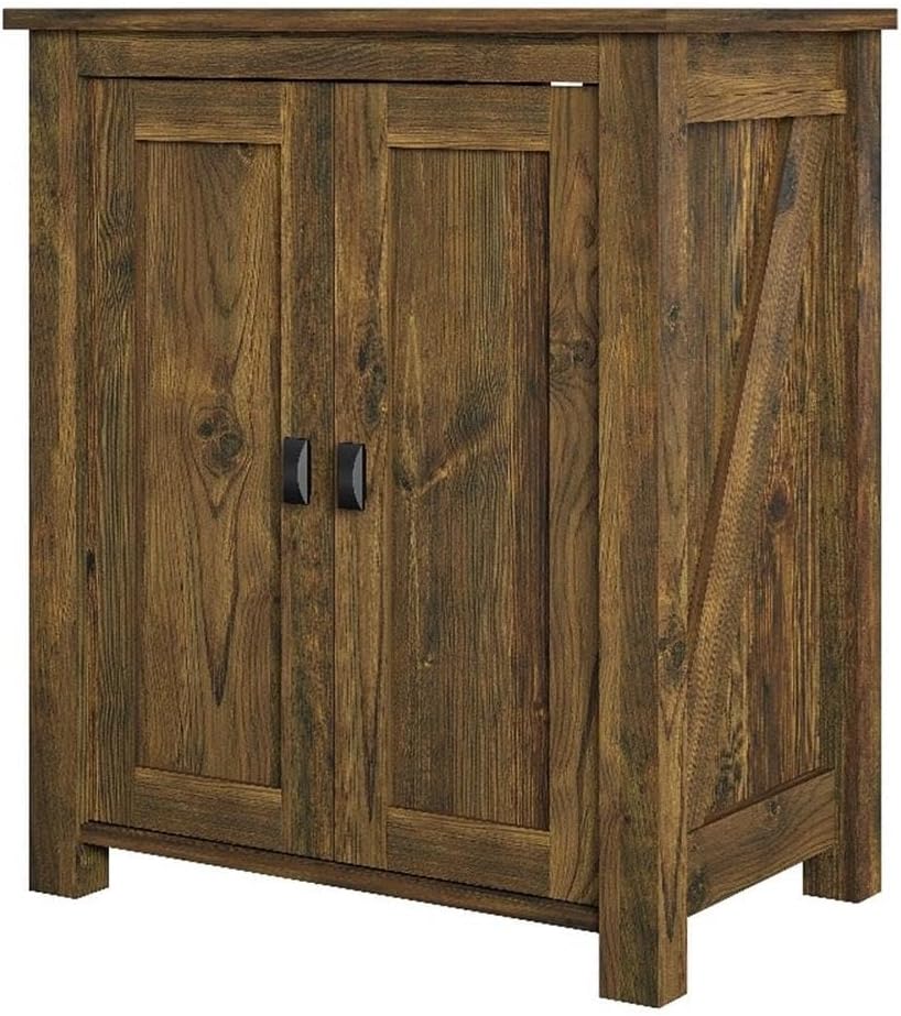 Pemberly Row 10/20 Gallon Aquarium/Terrarium Stand in Rustic