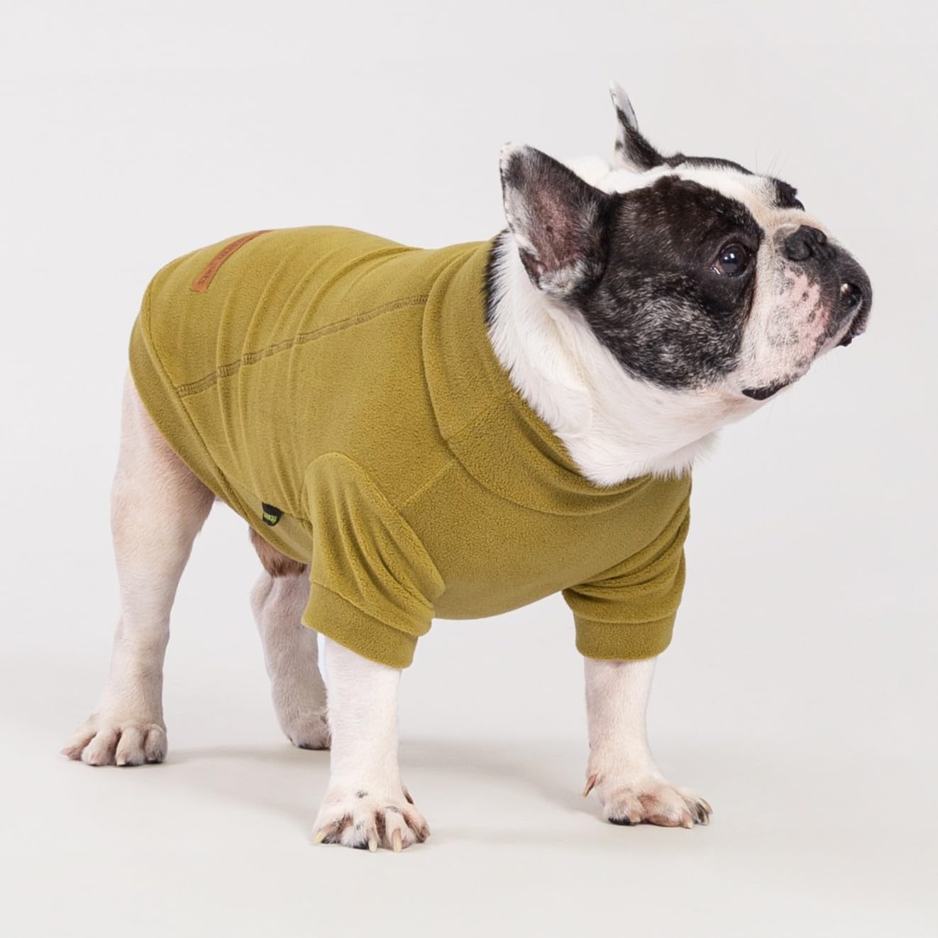 Fitwarm 3 Pack Classic Fleece Dog Sweater, Winter Clothes for Small Dogs Boy Girl, Turtleneck Dog Sweatshirt, Pet Pullover Jumper, Cat Apparel, Black, Olive Green, Cream, XL