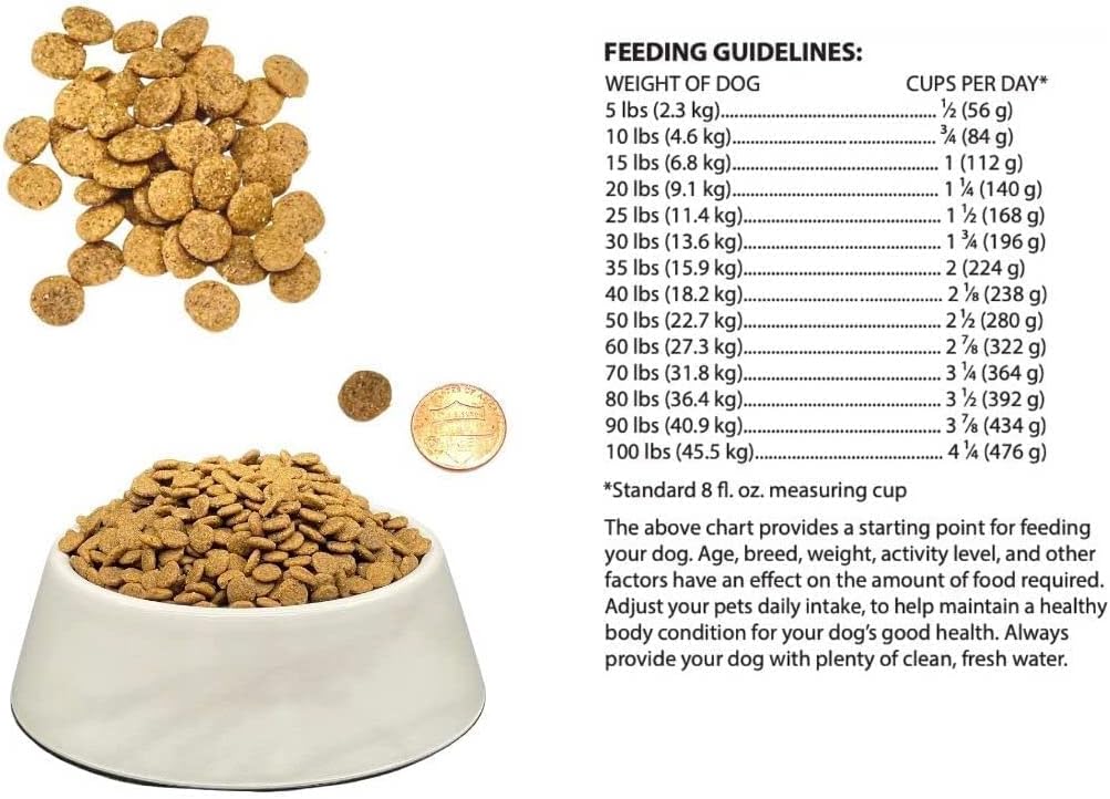 Bench & Field Holistic Natural Adult Dry Dog Food, Chicken Meal and Brown Rice Recipe 12 lb Bag (Pack of 2)