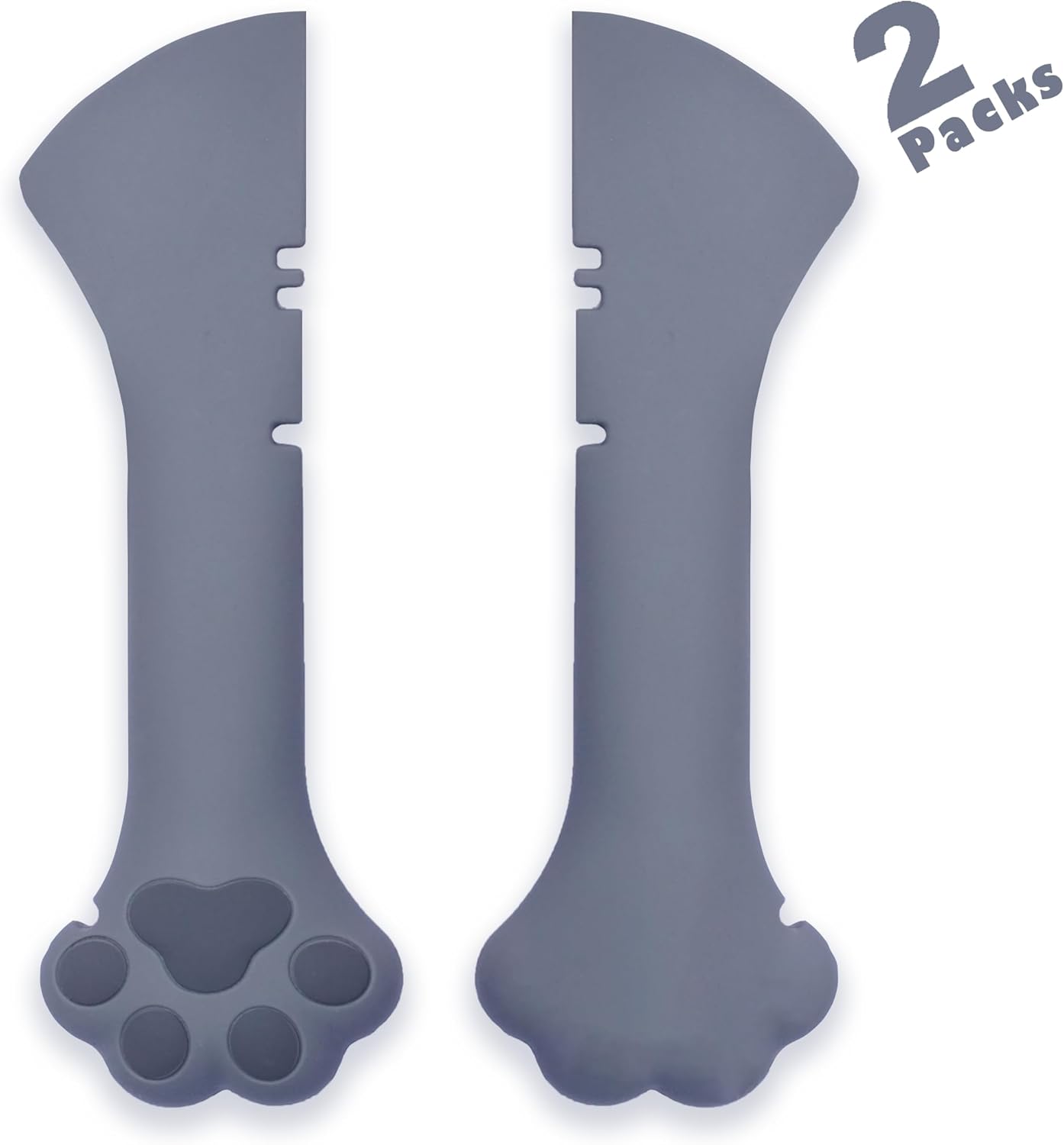 Meow&Woof Cat Wet Food Spoon, Mini Spatula for Pet Canned Food, BPA Free Can Spoons for Animal Feeding, Small Jars Spatulas, Easy Clean Scraper for Dog Food Cans （2 Spoons）