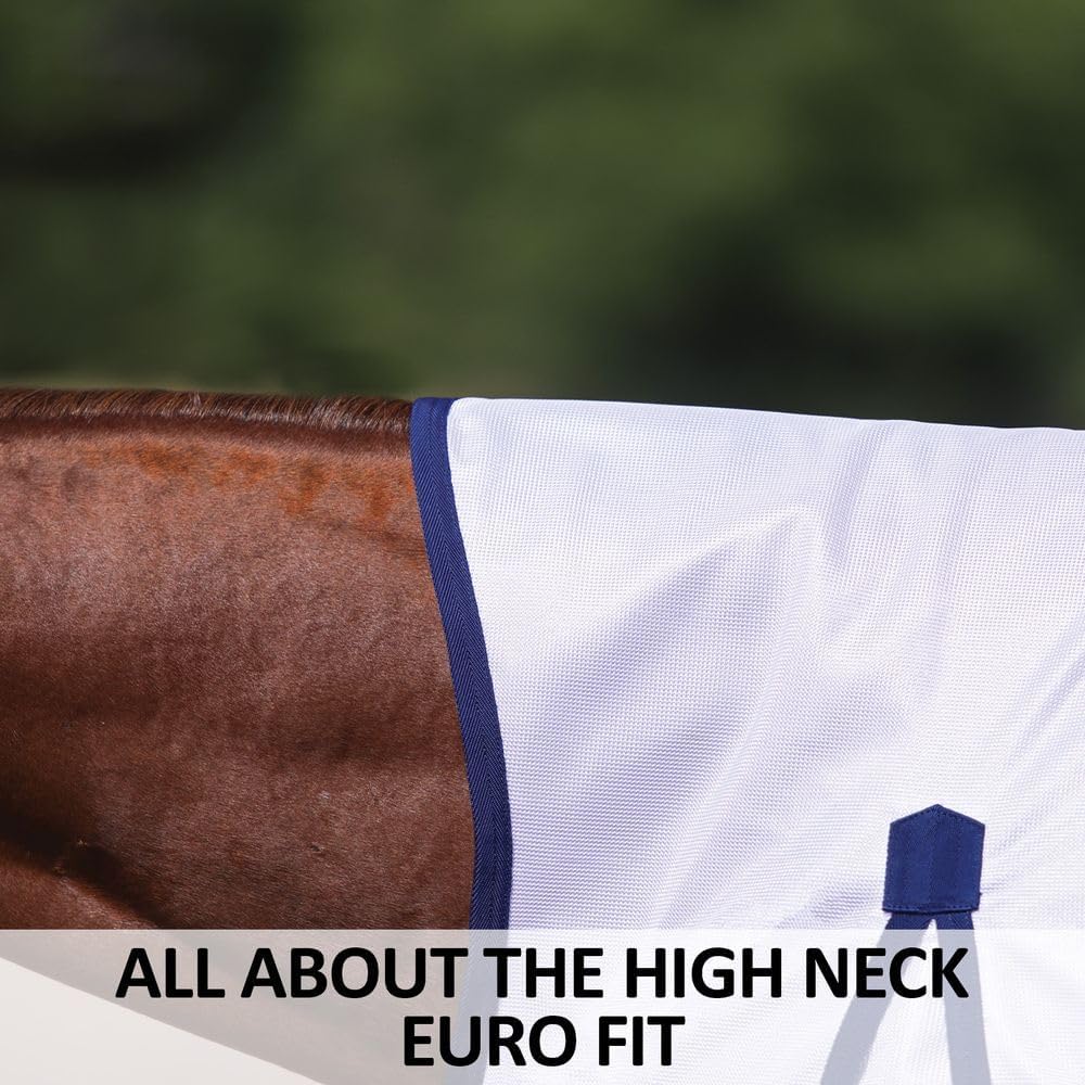 Schneiders Soft Interlock Mesh II Horse Fly Sheets | Superior UV & Insect Protection | Versatile Euro Fit Option | Reflective Safety Design