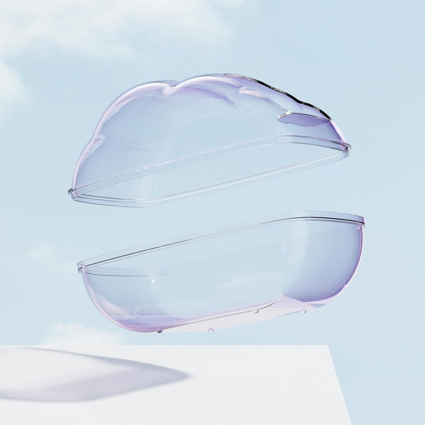 BUCATSTATE Hamster Sand Bath Container Hideout Hamster Toilet with Scoop Set Dust Bath Accessories for small animal,Gerbil,Syrian Hamster,Mouse,Rat (Purple, Medium)