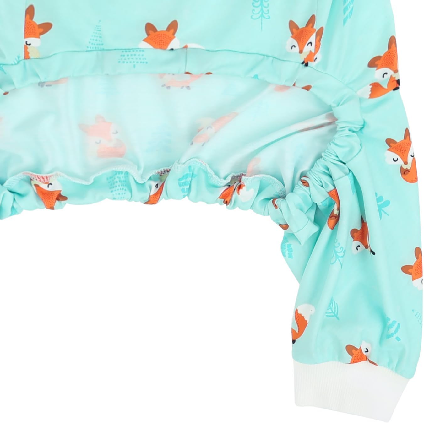 HDE Dog Pajamas One Piece Jammies Jumpsuit Pet Clothes Outfit Stretchy Lightweight Comfy Shirt Pjs for M-3XL Dogs Winter Foxes - XL