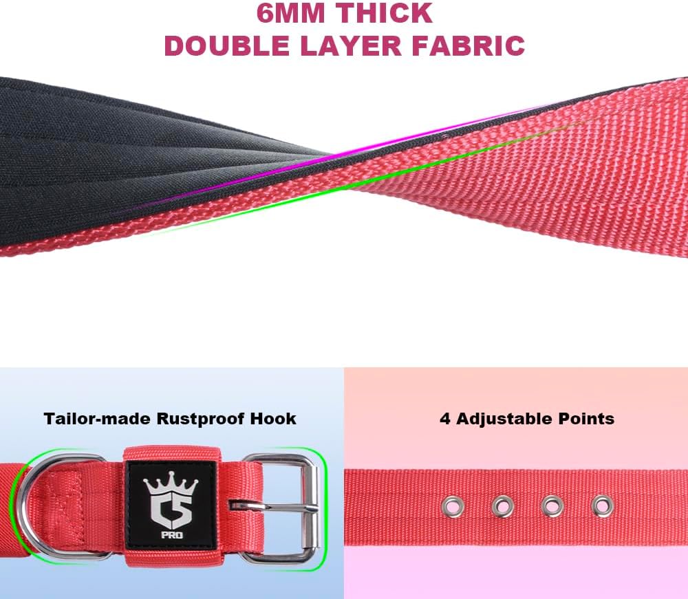 TSPRO Tactical Dog Collar 1.5 Inch Wide Thick Dog Collars with Heavy Duty Metal Buckle, Durable, Strong, Adjustable for Medium to Large Dogs (Camo Cyan L)