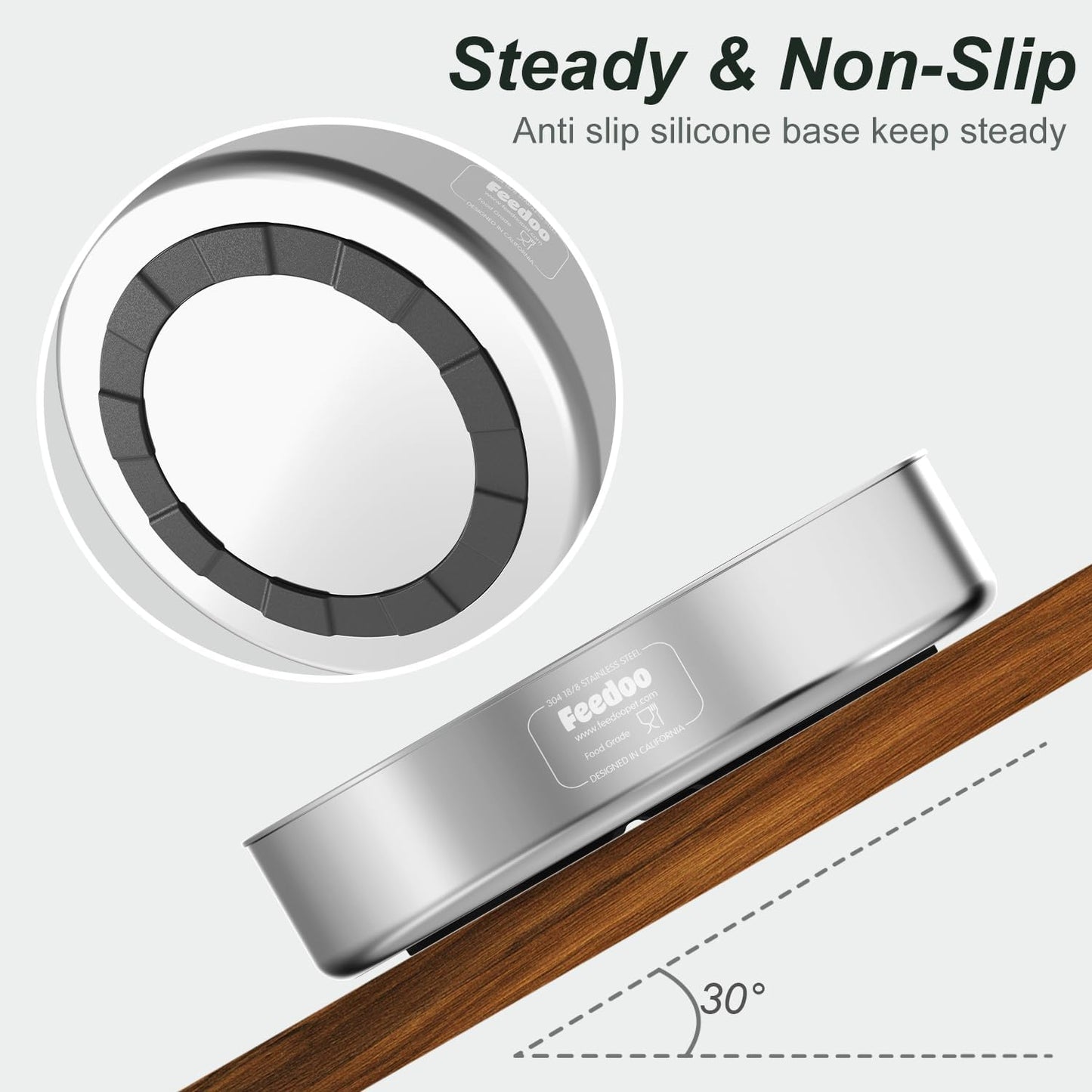 Slow Feeder Dog Bowl, 1Cups Stainless Steel Maze Bowl for Small Breeds, Non-Slip Base, Double Wall Food Grade Metal Dog Dish to Slow Eating