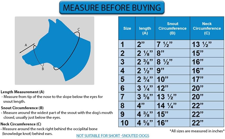 Leather Brothers Italian Basket Dog Muzzle, Adjustable Secure Fit, Comfortable Design, Training and Safety, Averts Biting, Prevents Chewing and Scavenging, Perfect for Grooming - Tan, Size 7