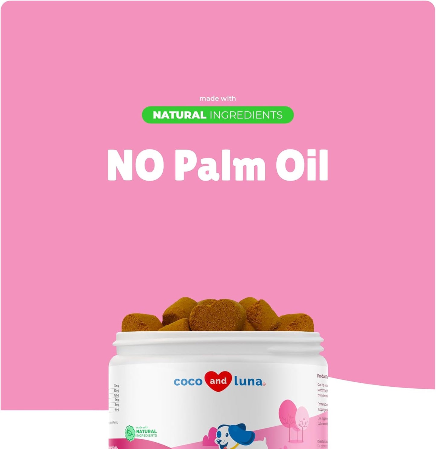 Hip and Joint Support for Dogs - Max Strength - 90 Soft Chews - with Green Lipped Mussel, Glucosamine, Turmeric, Fish Oil, MSM and Yucca Schidigera.