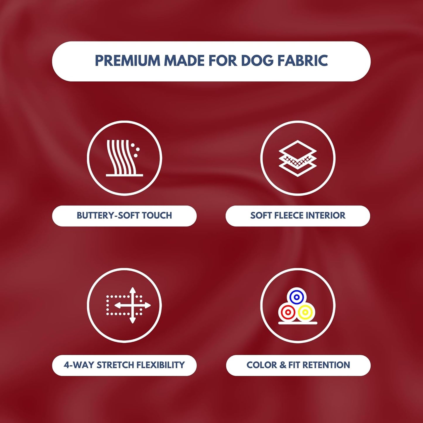 Spark Paws Dog Hoodie – Premium Dog Sweater for Small, Medium, and Large Dogs | Warm Outfits for French Bulldogs, Pitbull, Puppy, Winter Jacket Alternative - Burgundy - 4XL