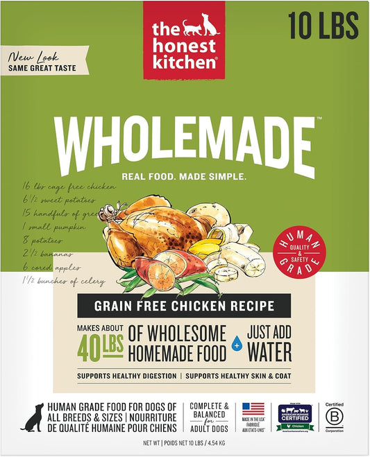 The Honest Kitchen Wholemade™ Grain Free Chicken Dog Food, 10 lb Box