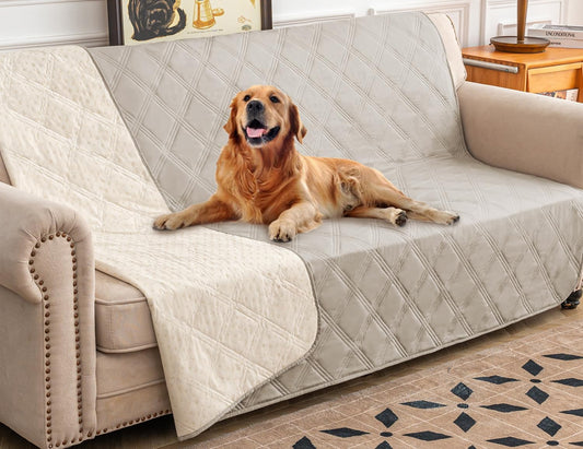 Ameritex Waterproof Dog Bed Cover Pet Blanket with Anti-Slip Back for Furniture Bed Couch Sofa