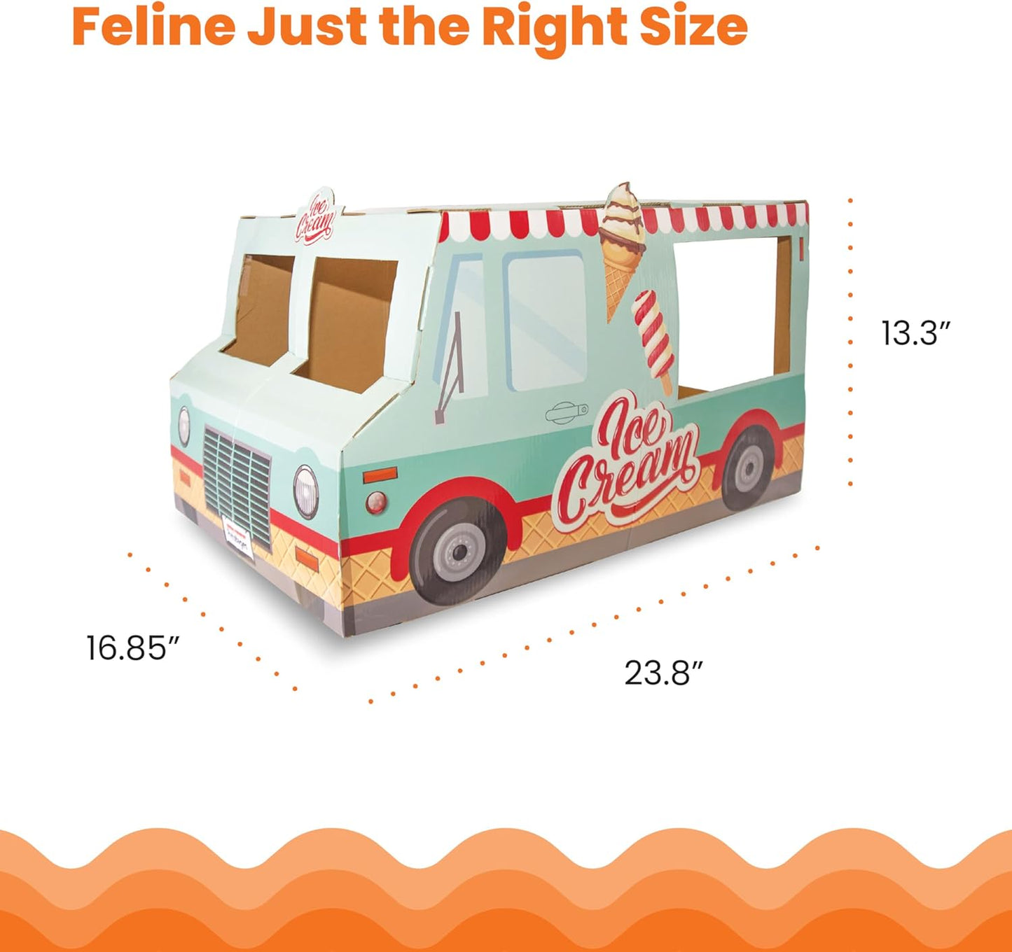 Catstages Kitty Cat Play Condo Ice Cream Truck