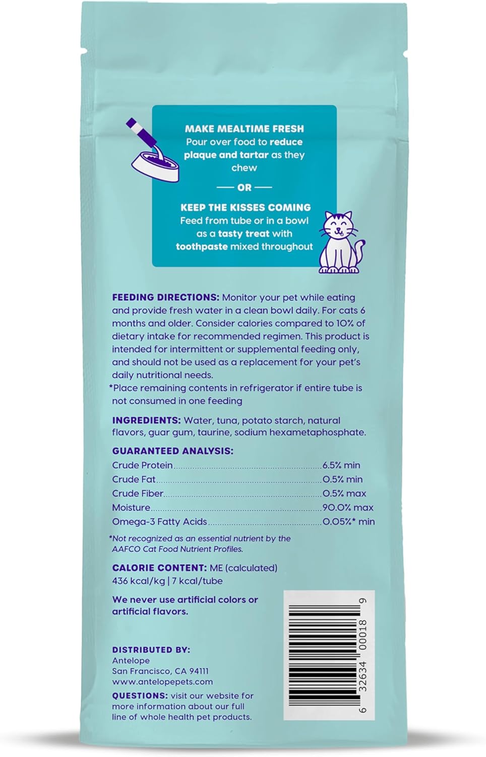 Ark Naturals, Kiss Me-Ow Lickable Tuna, 2 oz