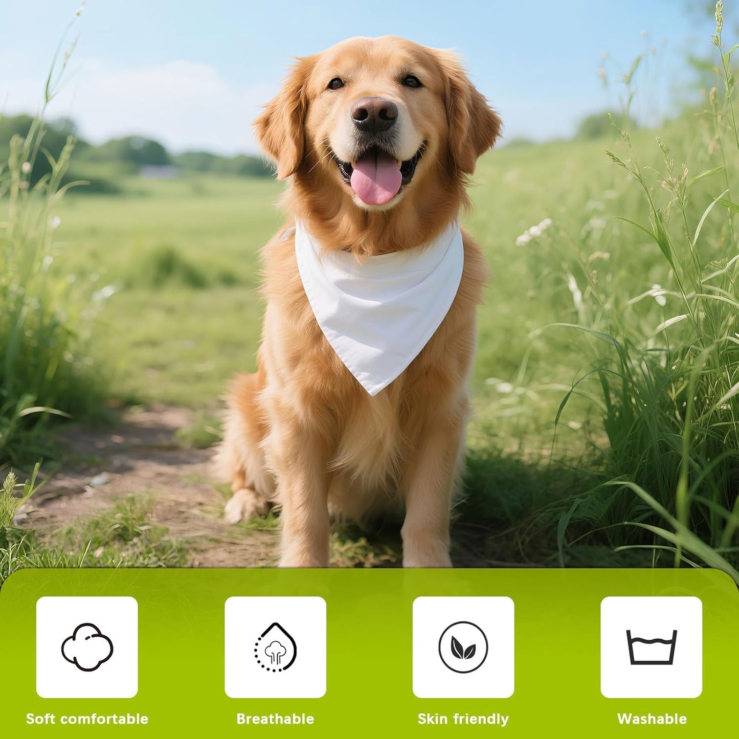 15 PCS Sublimation Blank Dog Bandana,DIY Custom Holiday Dog Scarf, Sublimation pet Triangle bib Handkerchief Accessories Tags Blanks Bulk