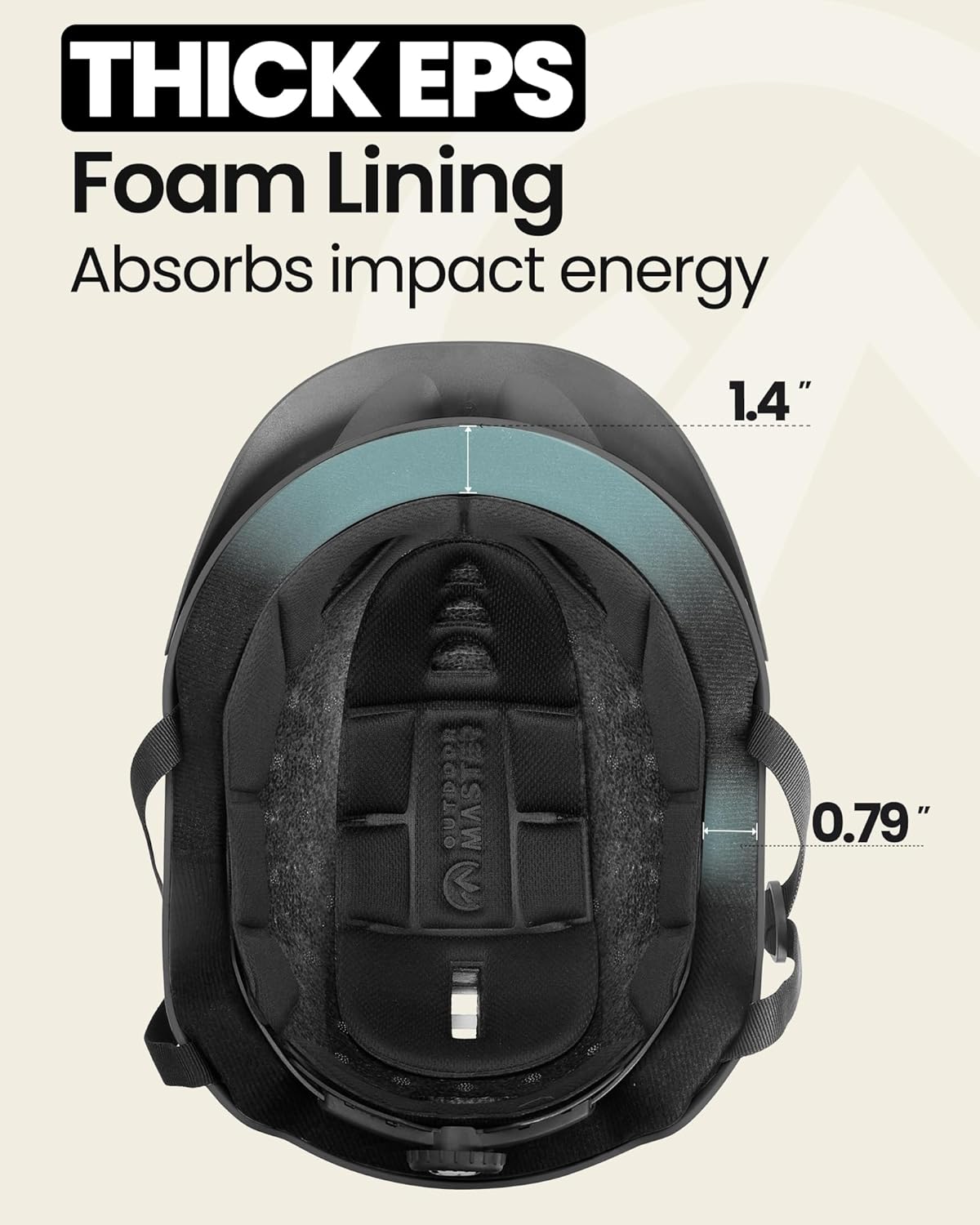 OutdoorMaster Equestrian Helmet, Horse Riding Helmet with Sun Visor and Excellent Ventilation, Adjustable Safe Helmet for Men, Women & Youth