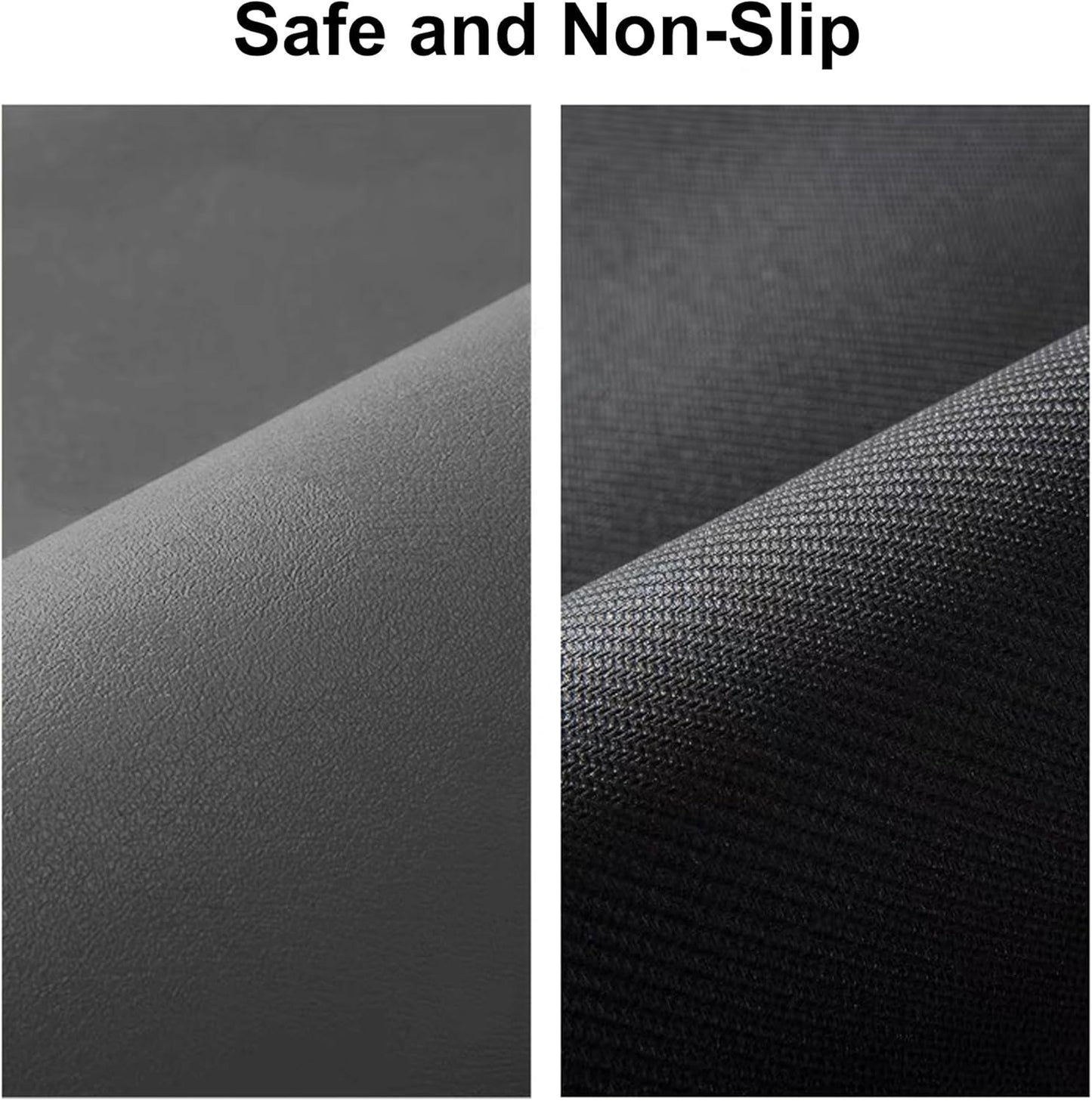 YCT Cat Food and Water Mat for Pets - Non-Slip Super Absorbent Dog Bowl Mat With Multiple Cat Heads Logo - 24 x 16.9 Inches, Dark Grey