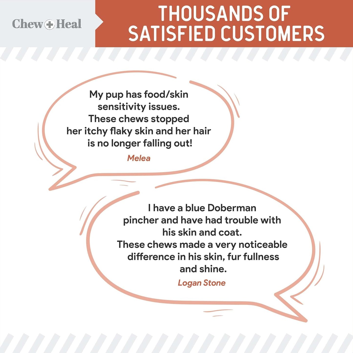 Fish Oil Omega 3 Supplements for Dogs -360 Soft Chew Treats for Skin and Coat -Salmon Oil Blend of Fatty Acids, Omega 3, 6, Vitamins, Antioxidants -Made in USA (2 Packs of 180, Salmon Flavor)