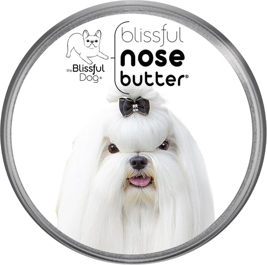 The Blissful Dog Maltese Unscented Nose Butter - Dog Nose Butter, 4 Ounce