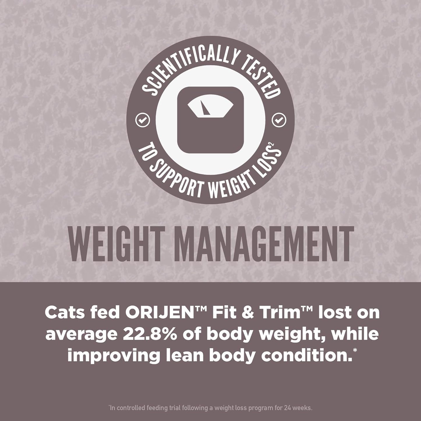 ORIJEN Fit & Trim Grain Free High Protein Premium Dry Cat Food 4lb Bag