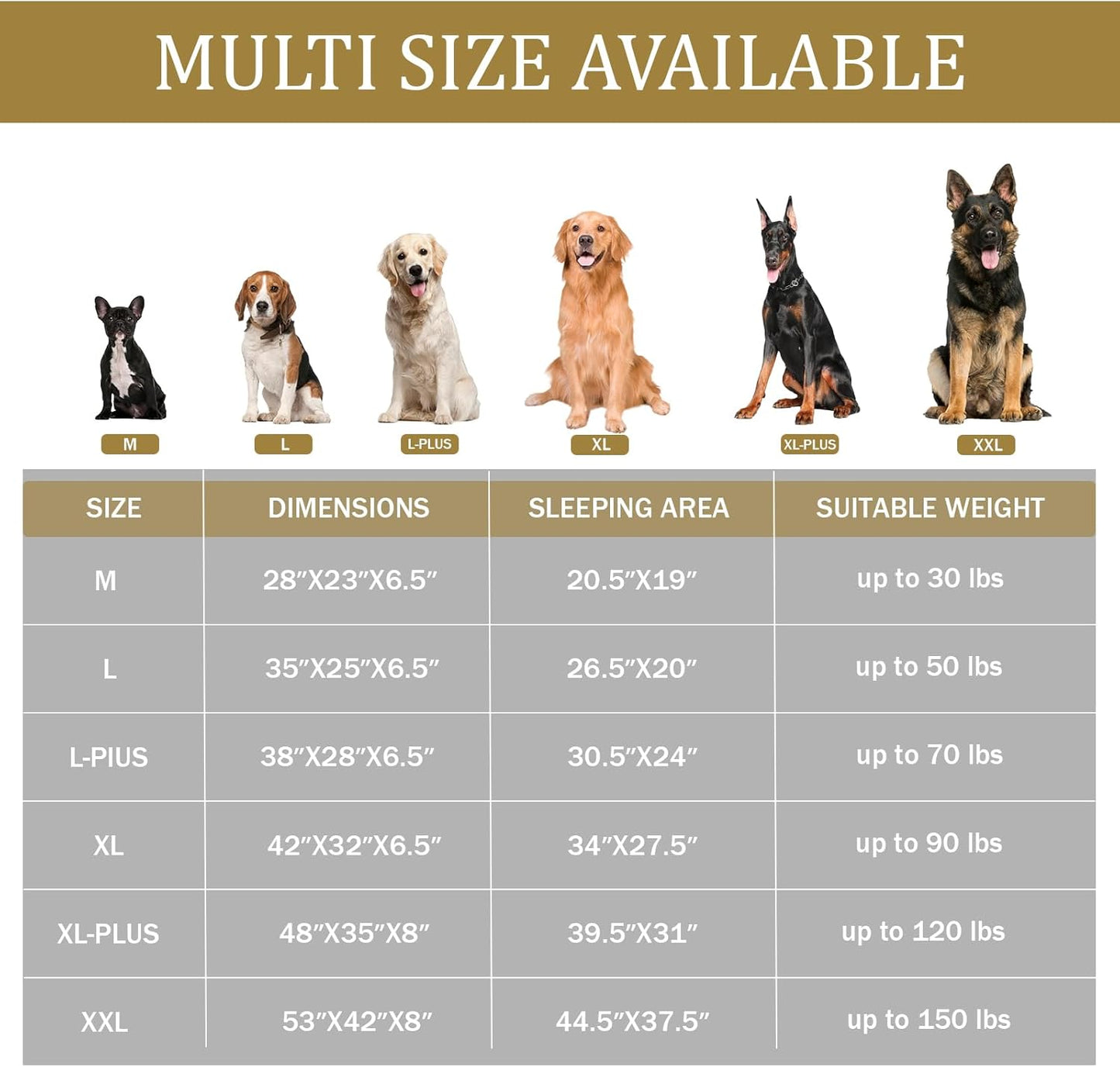 Bedfolks Orthopedic Dog Bed, Waterproof Dog Sofa Bed for Medium Dogs, Egg Foam Pet Couch Bed with Removable Washable Cover and Nonslip Bottom, Light Grey