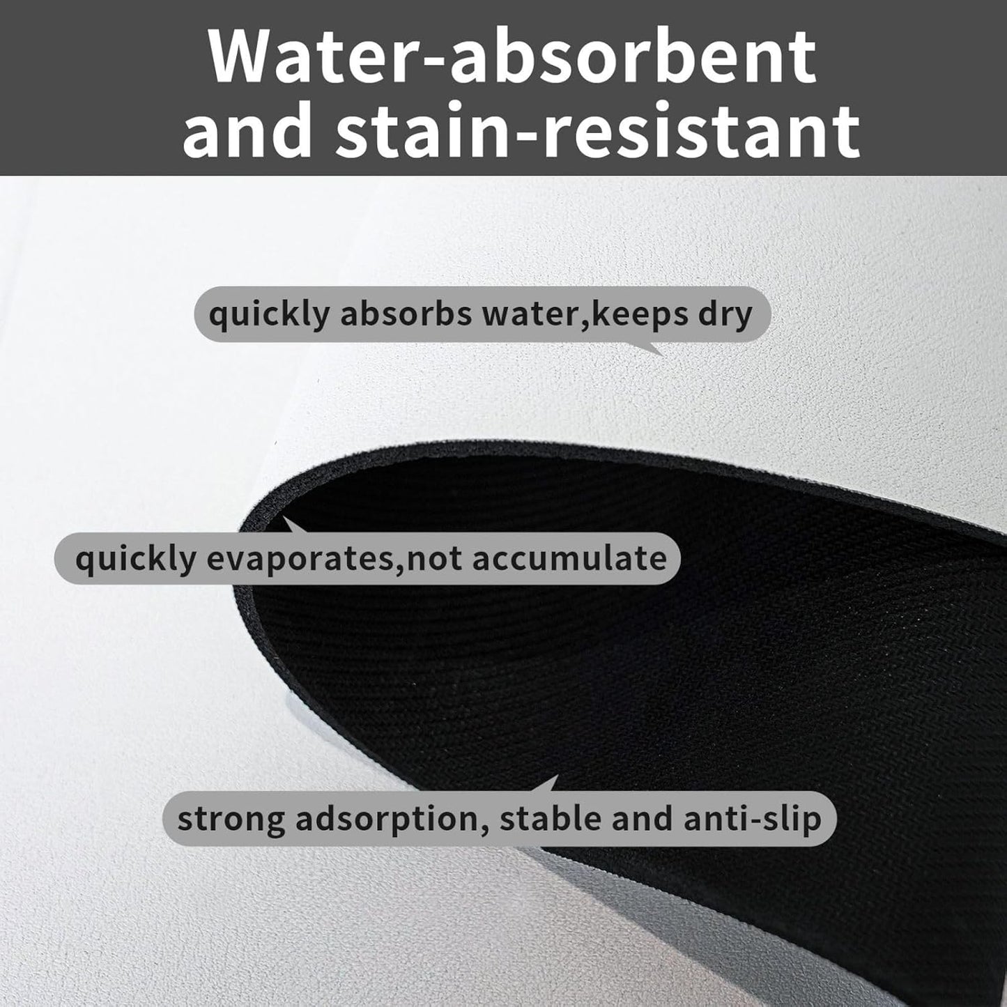 Starry Night Tri Color Dog Dog Food Mat Absorbent Bowl Mats No Stains Quick Dry Waterproof Pet Cat Placemats for Food and Water, 30x45cm