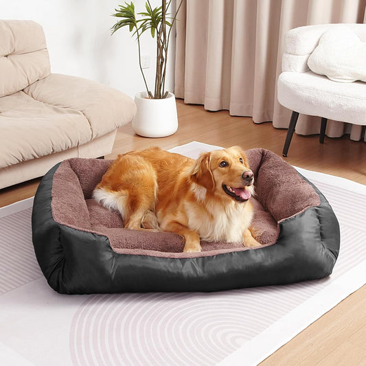 Dog Bed for Large Dogs, Large Dog Bed, Warming Soft Pet Bed, Durable Pet Bed with Anti-Slip Bottom