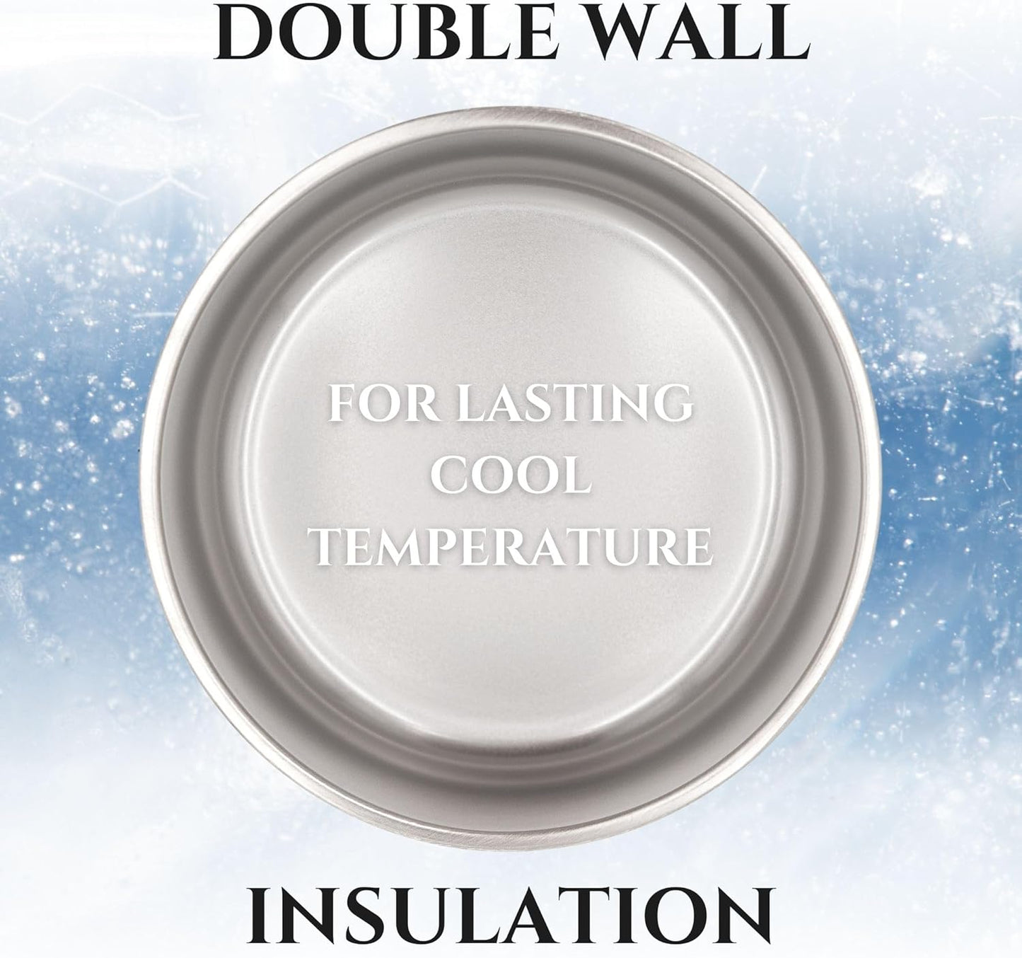 Stainless Steel Dog Bowl for Small-Large Dogs | Double Wall Insulated, Non-Slip Base Heavy Duty Water and Food Bowls for Dogs & Cats | Pet Safe BPA Free & Dishwasher Safe | 64 Oz - Khaki