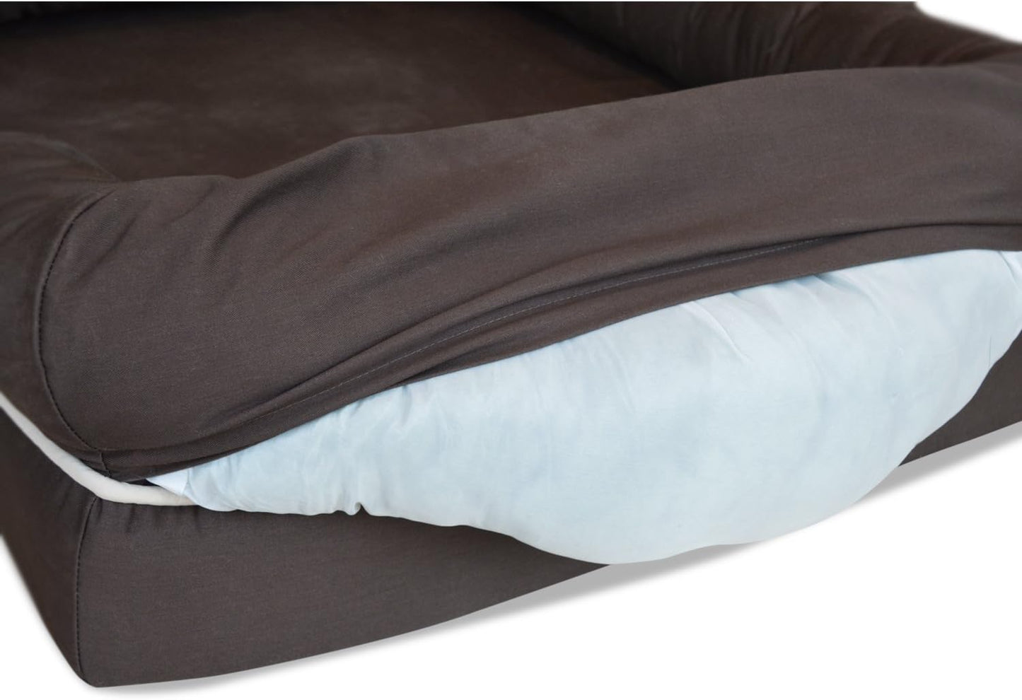 PetFusion Ultimate Dog Bed, Orthopedic Memory Foam, Multiple Sizes and Colors, Medium Firmness Pillow, Waterproof Liner, YKK Zippers, Breathable 35% Cotton Cover