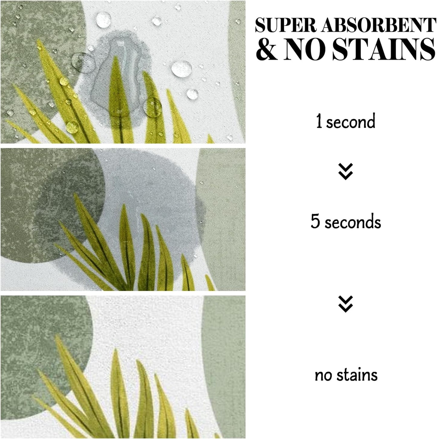 Dog Food Mats for Floors, Absorbent Dog Bowl Mat for Food and Water Dispenser Mat, Quick Dry Cat Food Mat Pet Supplies