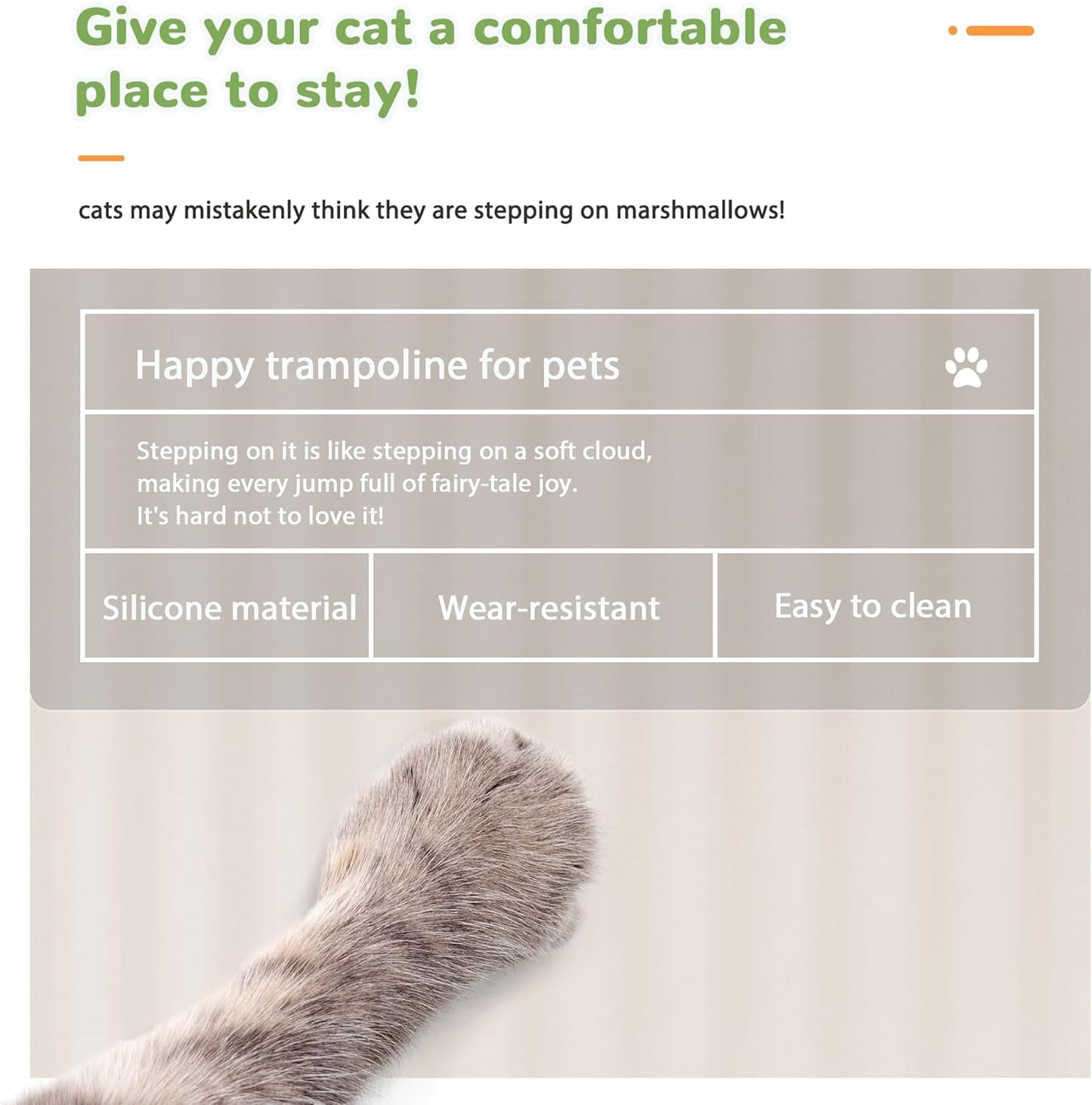 Li&Zhao Dog Food Mat - Wave Cat Food Mat Pet Food Mat Dog Bowl Mat Waterproof Pet Mats for Food and Water for Floors Waterproof(Beige)