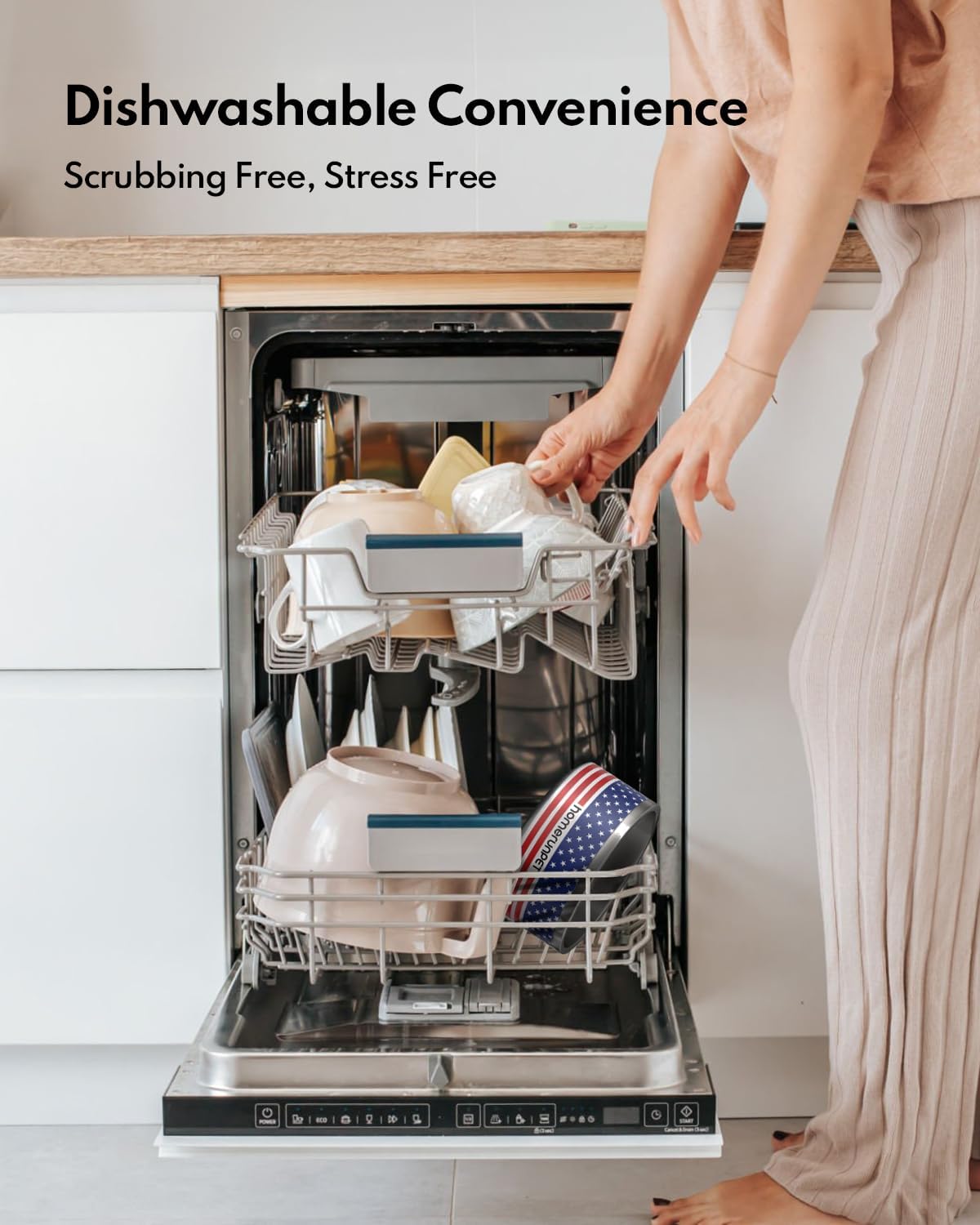 Dog Bowl, HomeRunPet Dog Food Water Bowl with Non-Slip Rubber Base, Metal Insulated Stainless Steel Dog Bowls, Double Wall Dog Bowl for Small Medium Large Dogs, Durable, Dishwasher Safe, 64oz