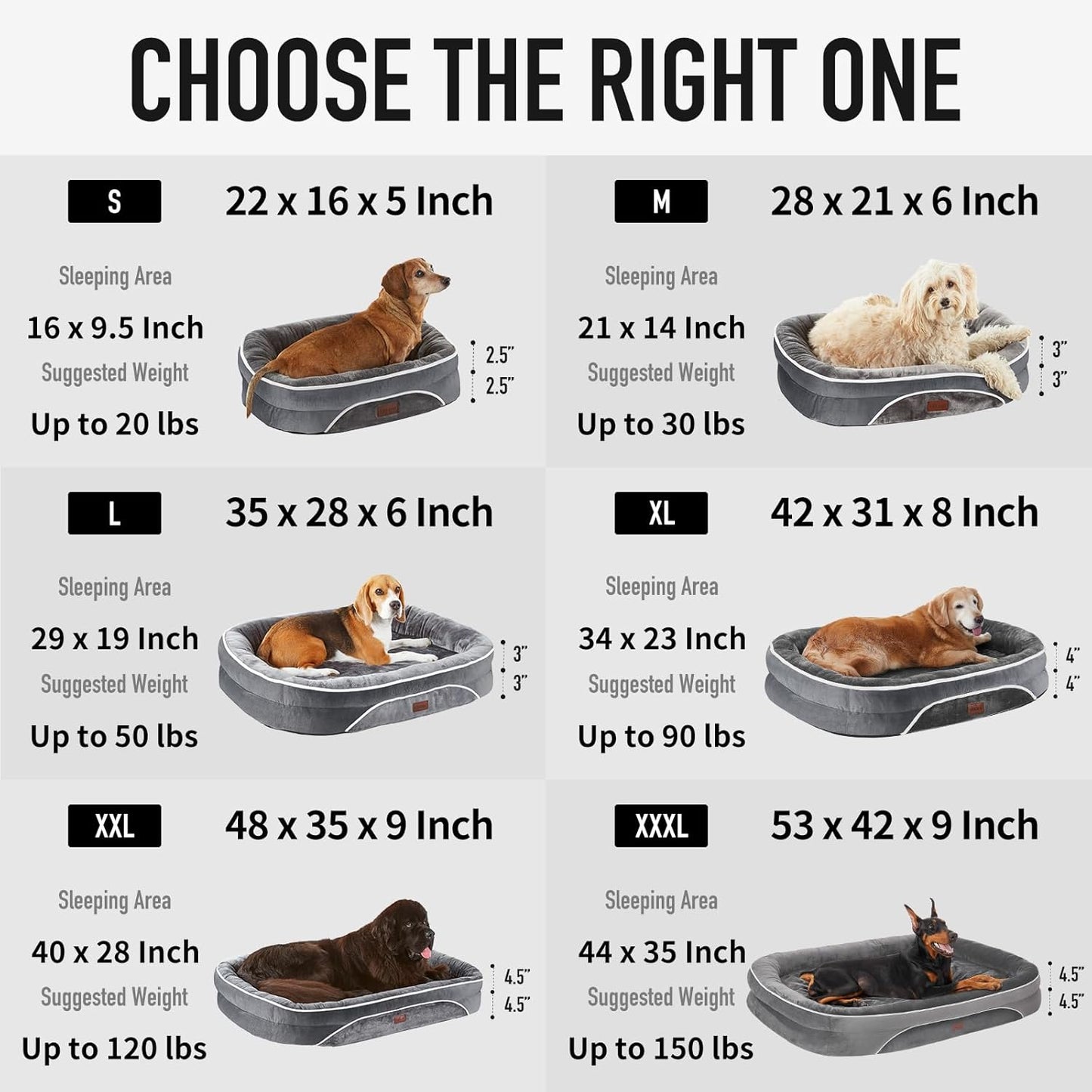 OhGeni Orthopedic Dog Couch Pet Sofa Large Sized Cat Beds with Comfort Foam Support, Soft Comfortable Fabric, Machine Washable Waterproof Removable Cover, 35-Inch (Dark Green)