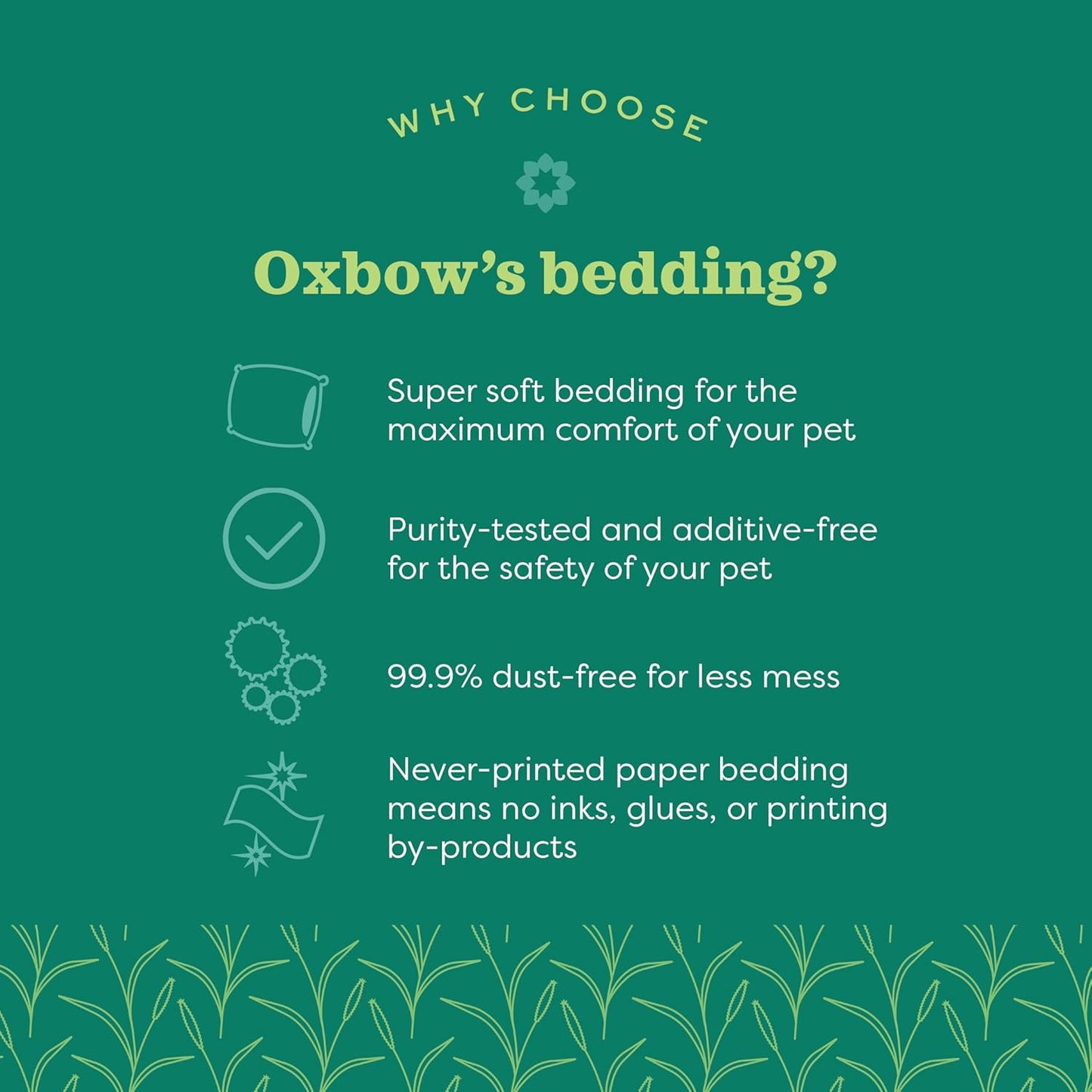 Oxbow Pure Comfort Bedding, Rabbit, Hamster, & Guinea Pig Bedding, Bunny Supplies for Litter Box, Pet Safe, 99.9% Non-Dust, Bunny Litter Box, Natural, 28 Liter Bag