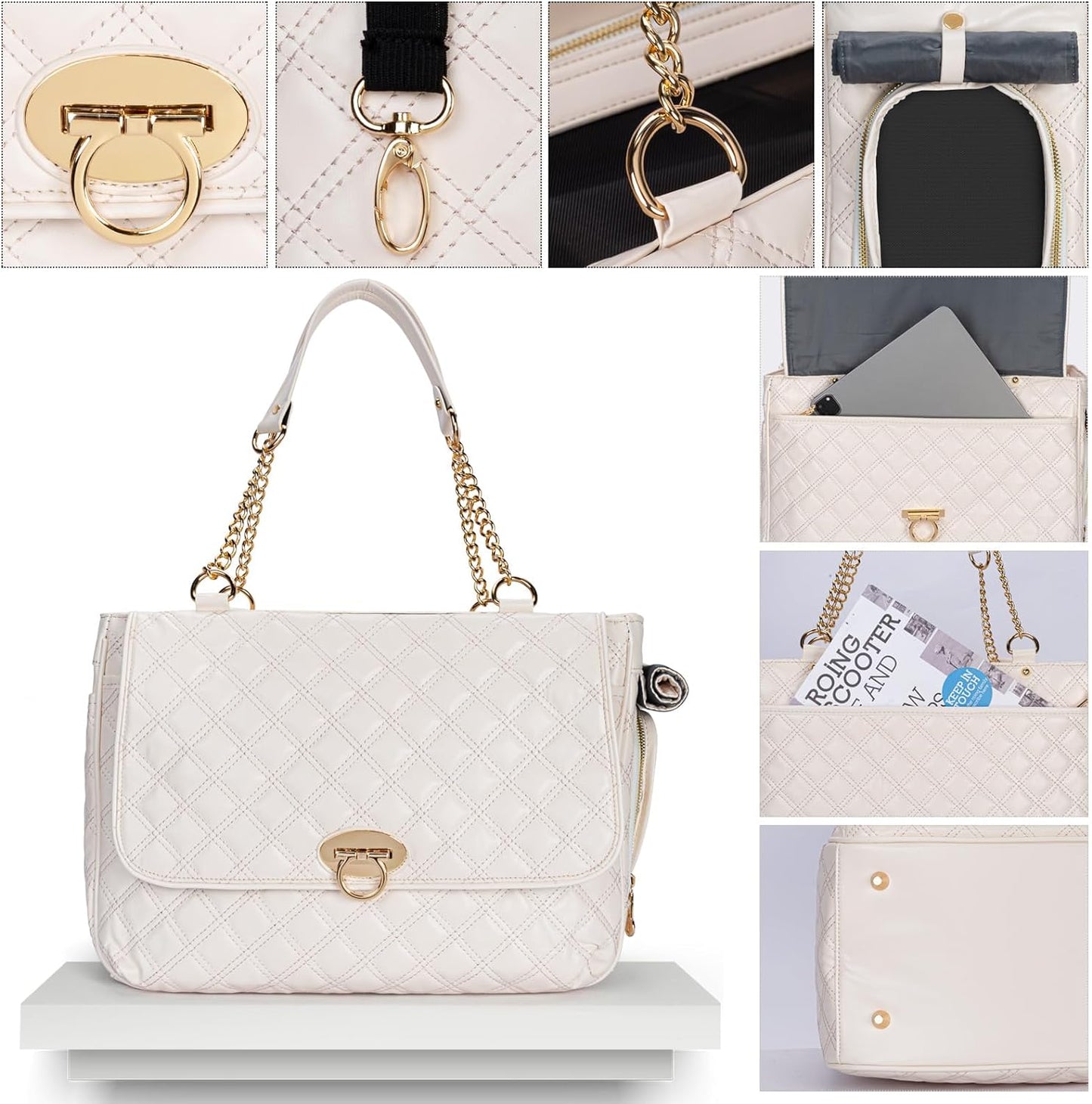 Fashion Pet Carrier Dogs Cat Small Animals Purse Bag, Leather Pet Carriers Dog Puppy Kitten Tote Travel Handbag TSA Airline-Approved