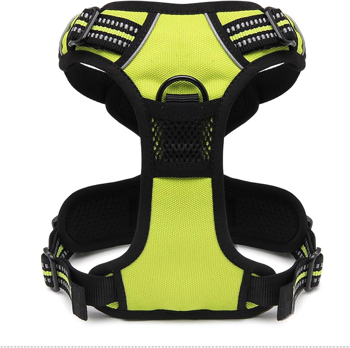 TRUE LOVE Truelove Adjustable No-Pull Dog Harness Reflective Pup Vest Harnesses Comfortable Control Brilliant Colors TLH5651(Neon Yellow,L)