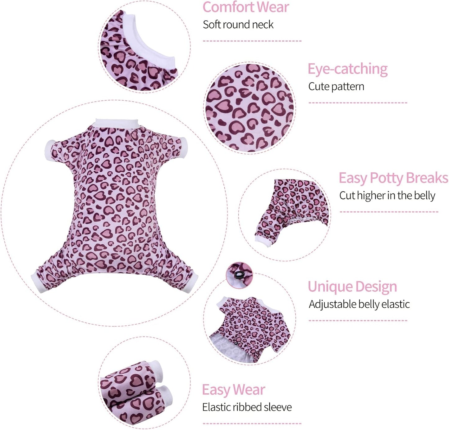 CuteBone Dog Halloween Pajamas Puppy Onesies Small Dogs Soft Pjs Coat Cat Apparel Comfy Pet Christmas Clothes Outfit Doggie Bodysuit P226M