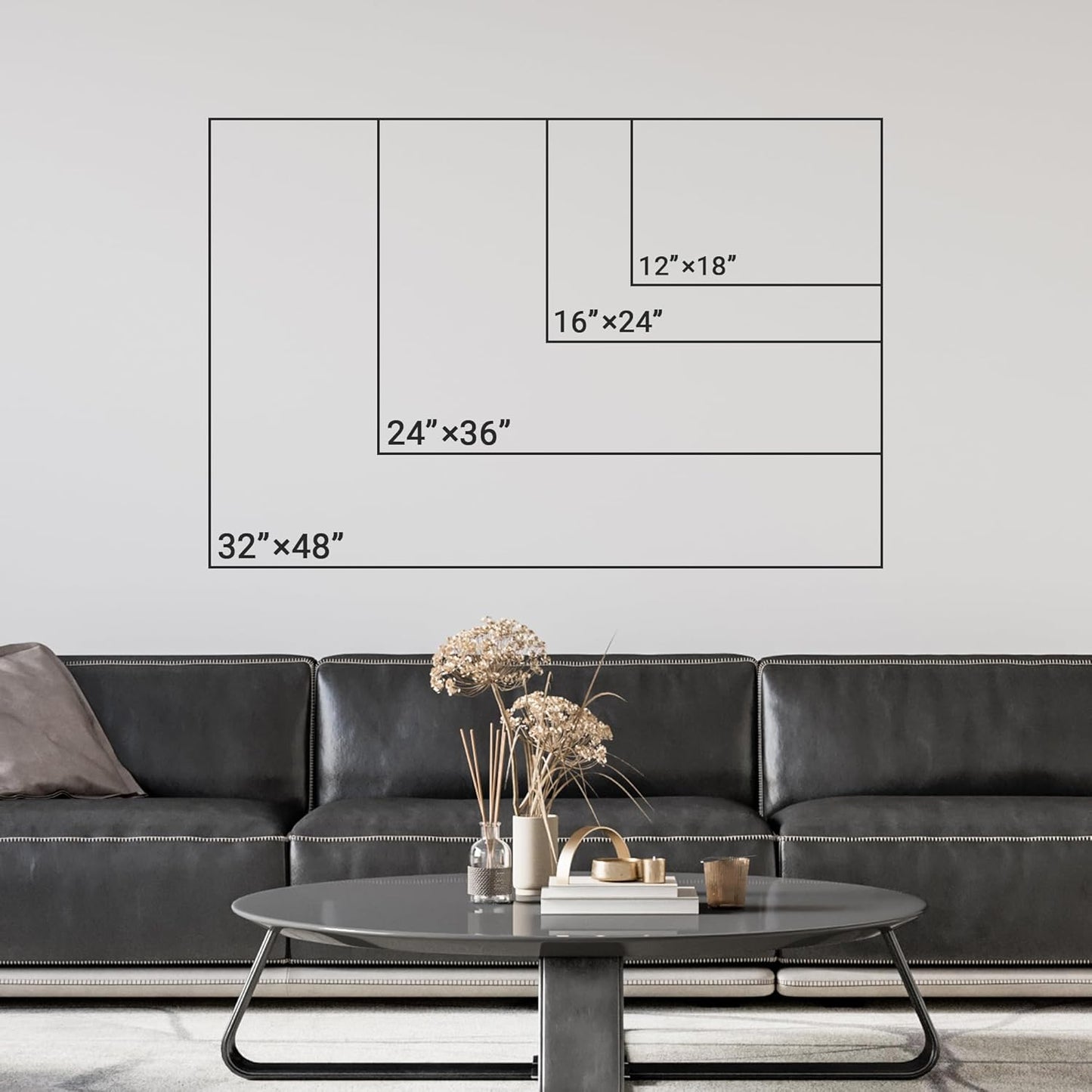 wall26 Canvas Print Wall Art Tropical Island Ocean Sea Fish Coral Reef Nature Animals Photography Realism Rustic Scenic Landscape Wilderness Earth Colorful for Living Room, Bedroom, Office - 12"x18"