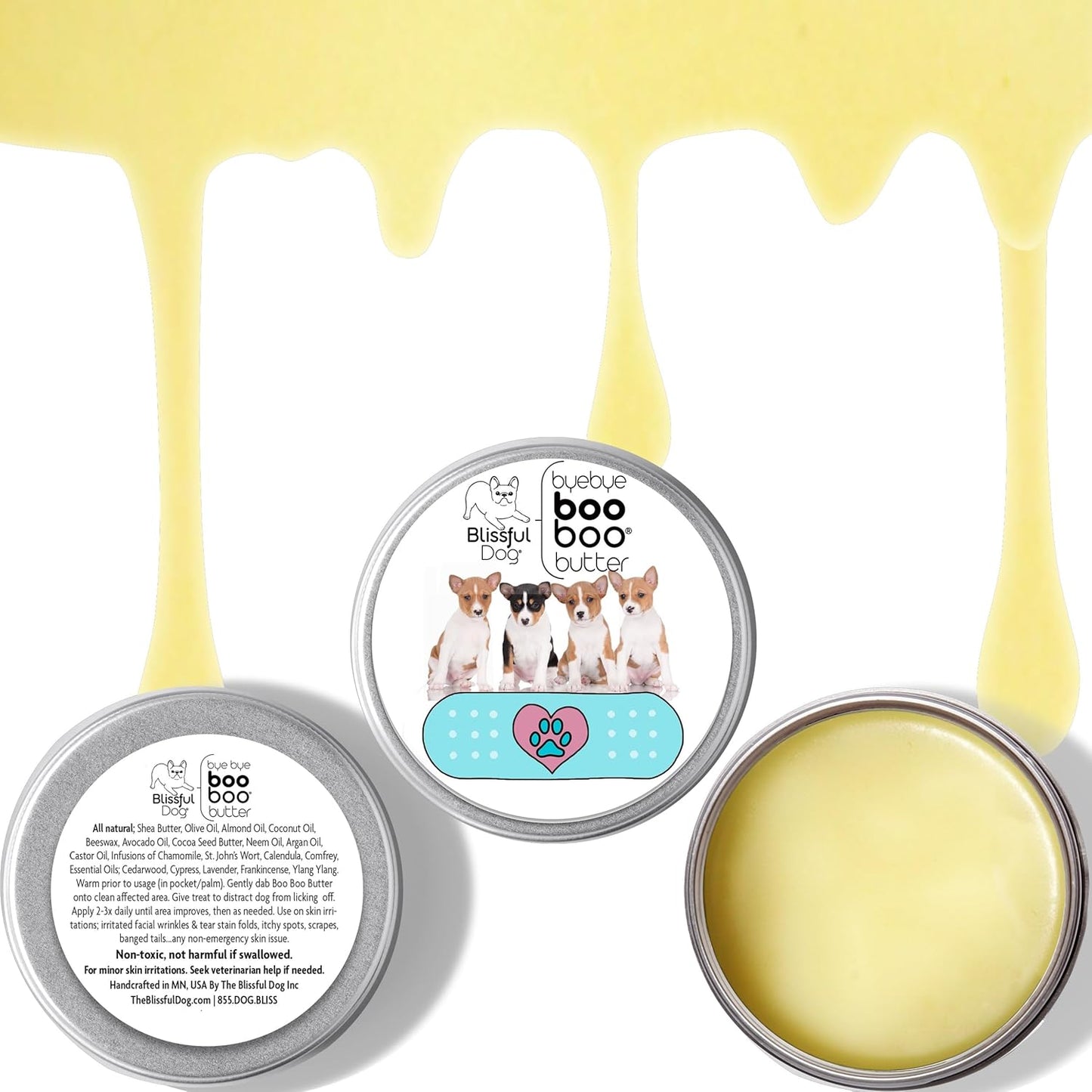 The Blissful Dog Basenji Boo Boo Butter, 1-Ounce