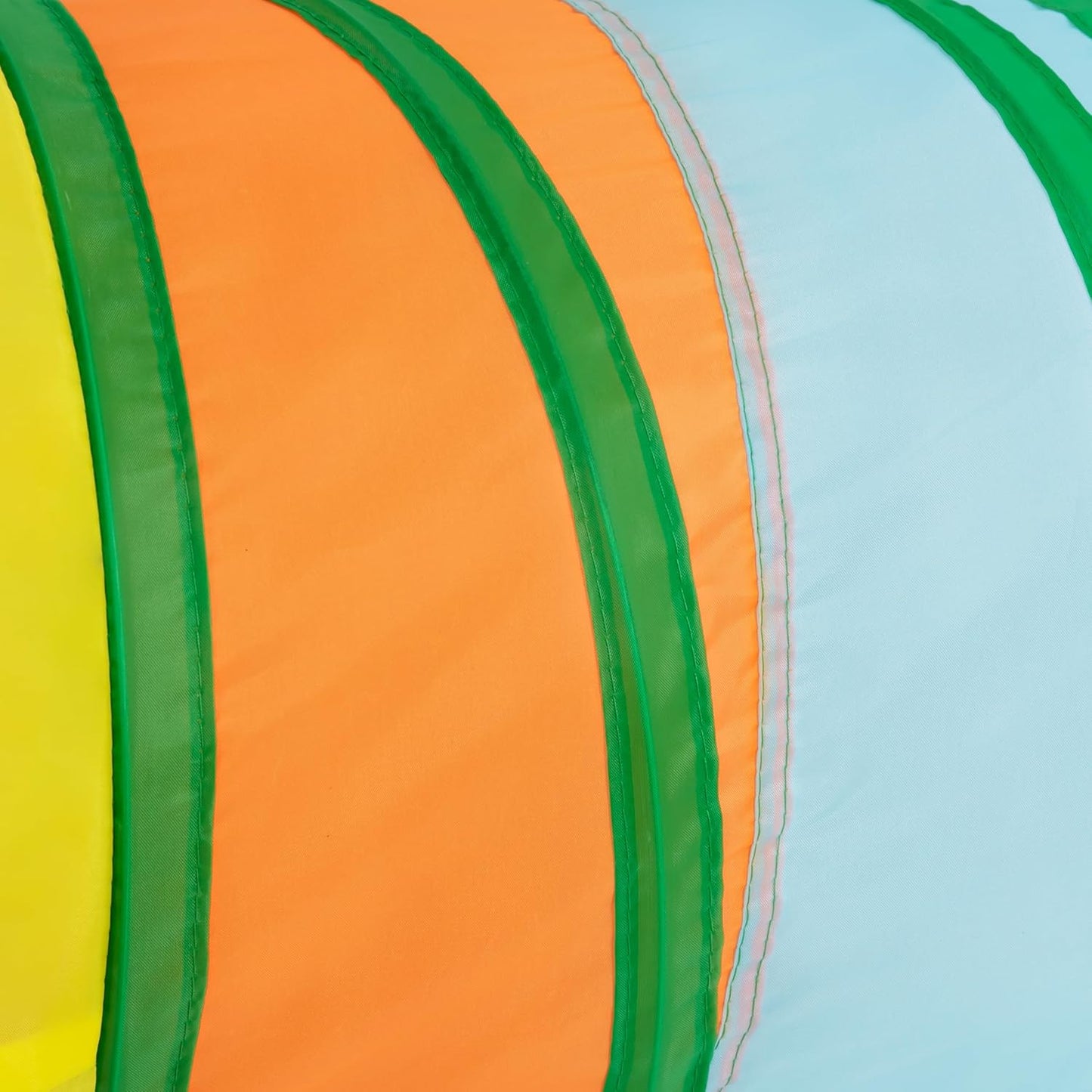 Tempcore Pet Cat Tunnel Tube Cat Toys 3 Way Collapsible, Cat Tunnels for Indoor Cats，Kitty Tunnel Bored Cat Pet Toys Peek Hole Toy Ball Cat, Puppy, Kitty, Kitten, Rabbit Rainbow