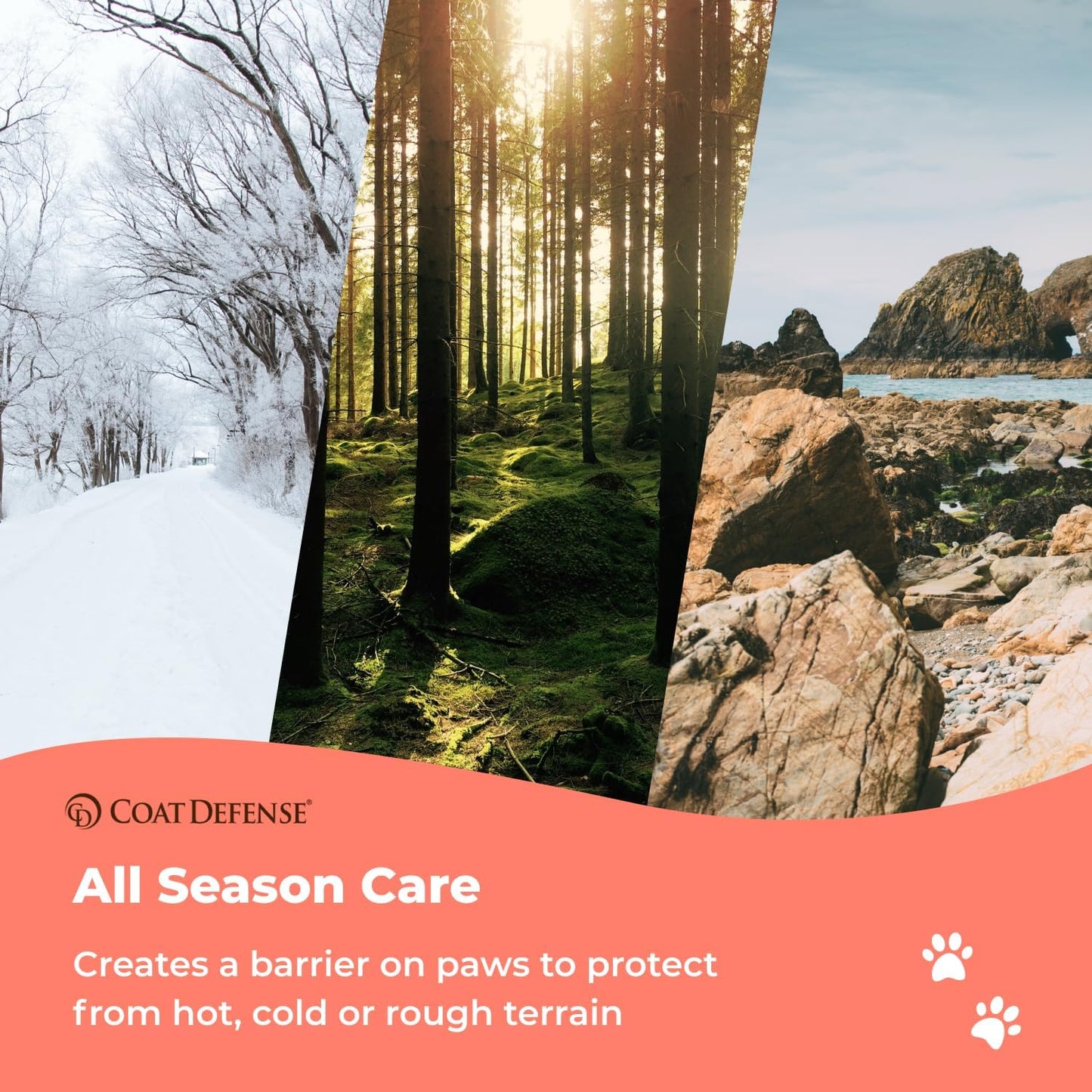 COAT DEFENSE Something Better Balm | Made in USA | Nose & Paw Balm | Lick Safe, Healing and Deeply Moisturizing | Paw Soother for Dogs & Dog Skin Soother (1.5 OZ)